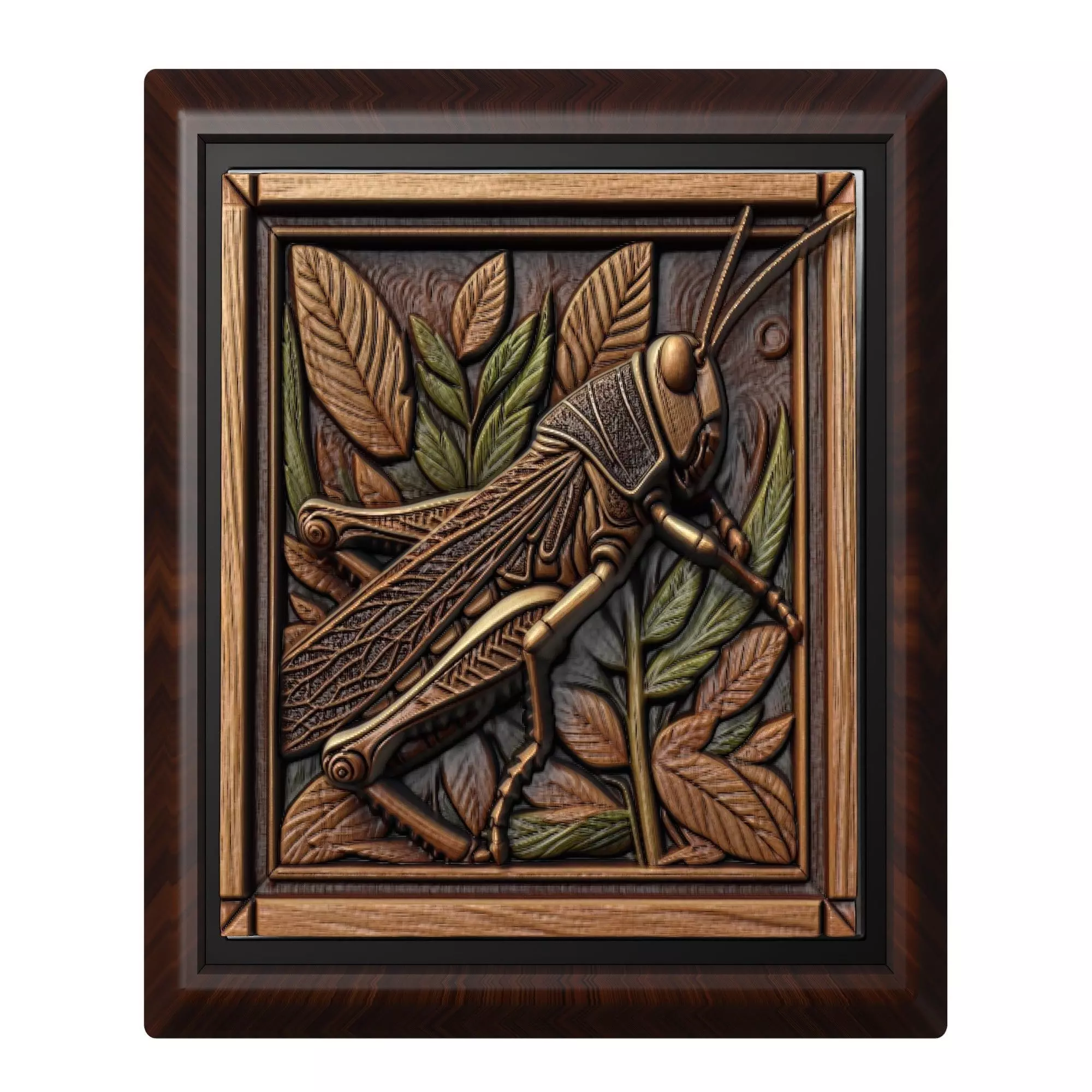 Grasshopper Animal 3D print model_0