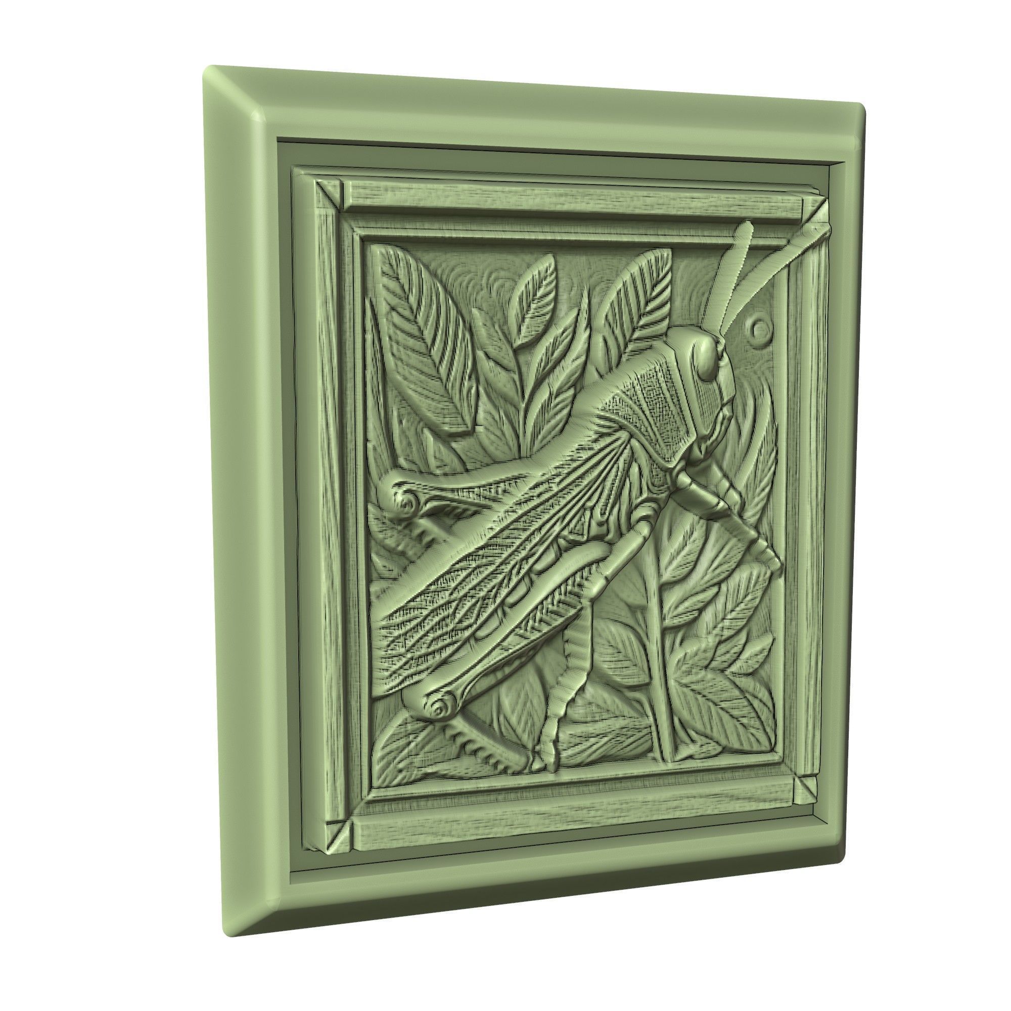 Grasshopper Animal 3D print model_3