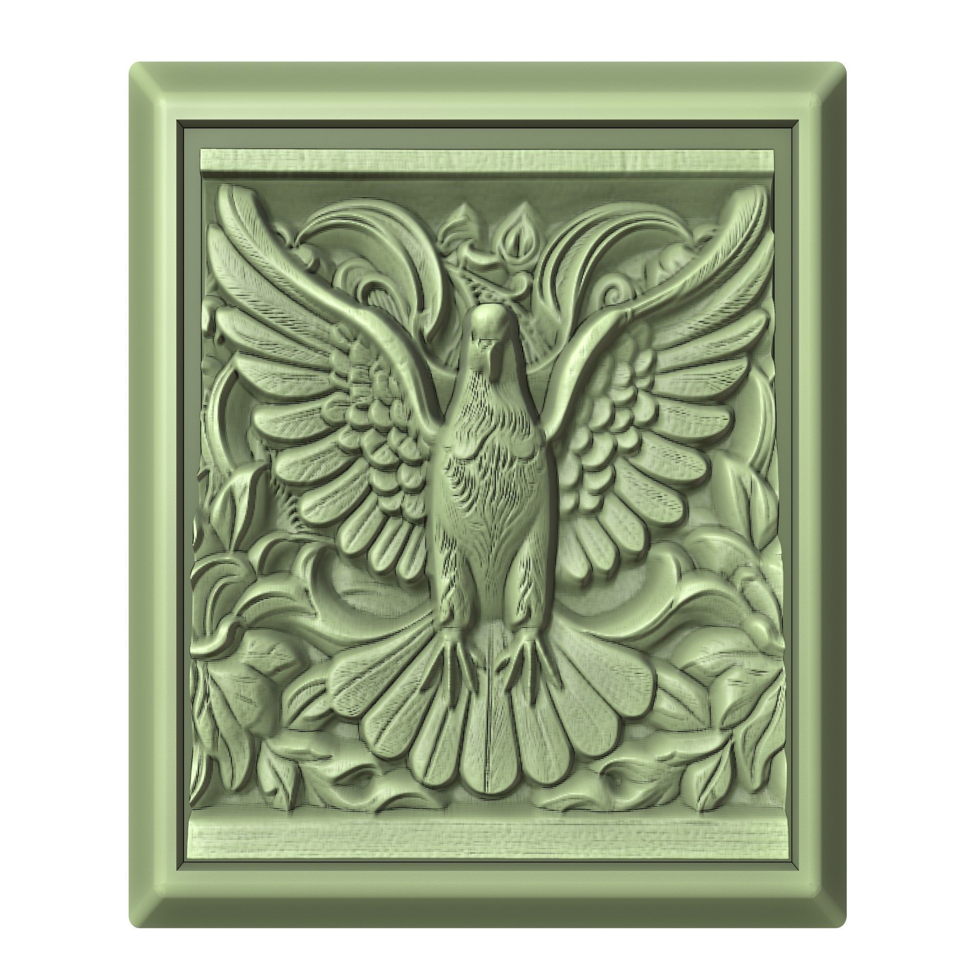 Pigeon Animal 3D print model_2