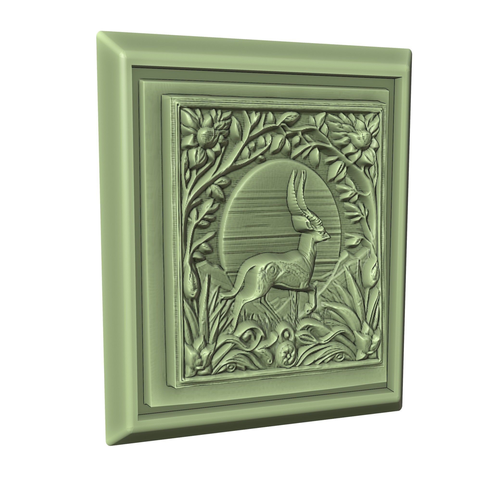 Impala Animal 3D print model_3