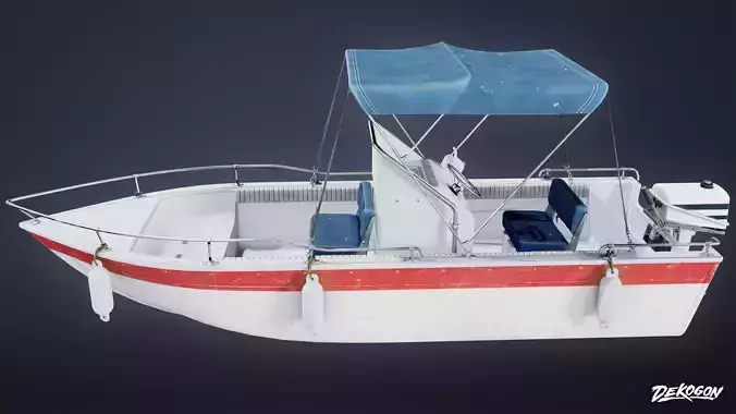 BOATYARD - Boat 47 - LOW POLY