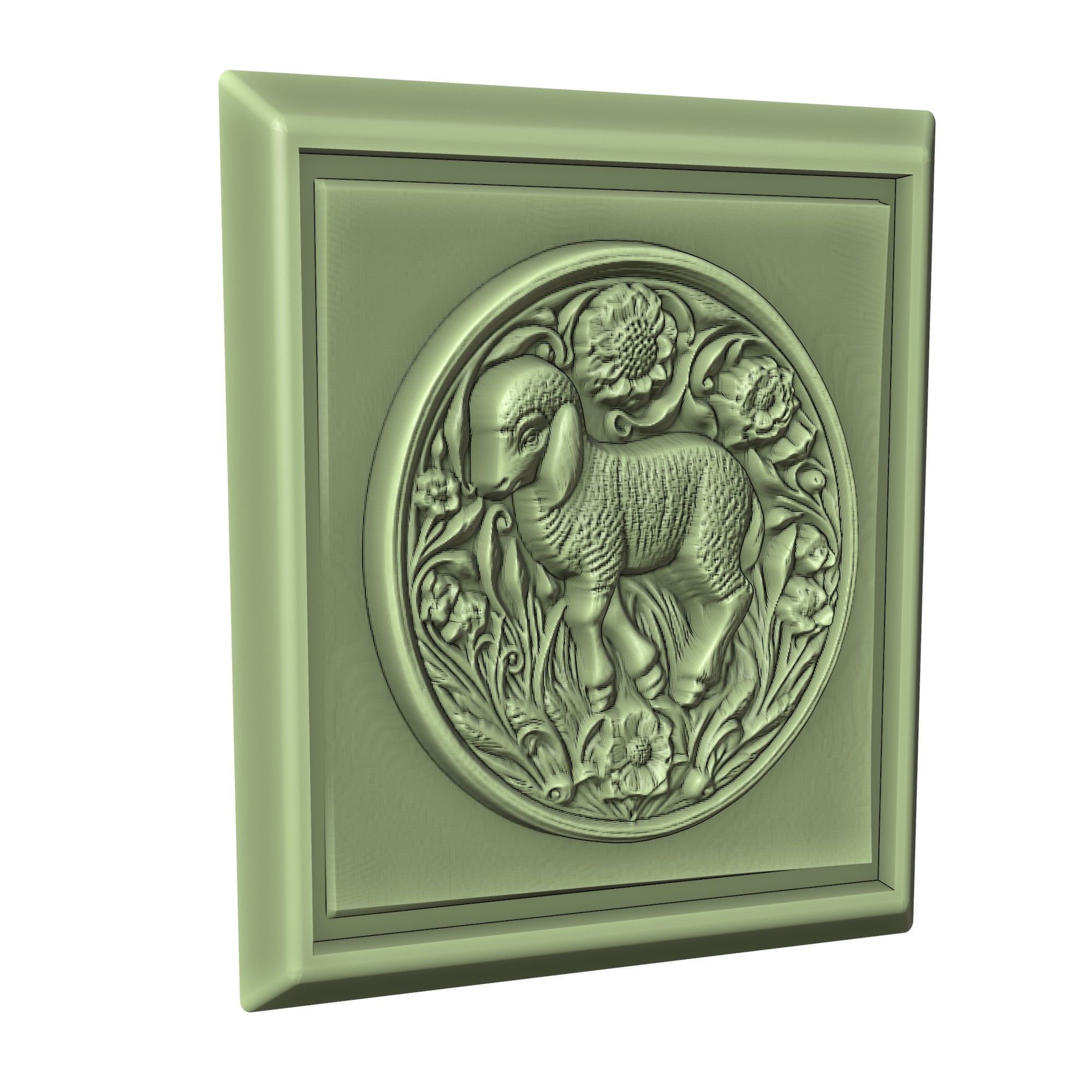 Lamb Animal 3D print model_3