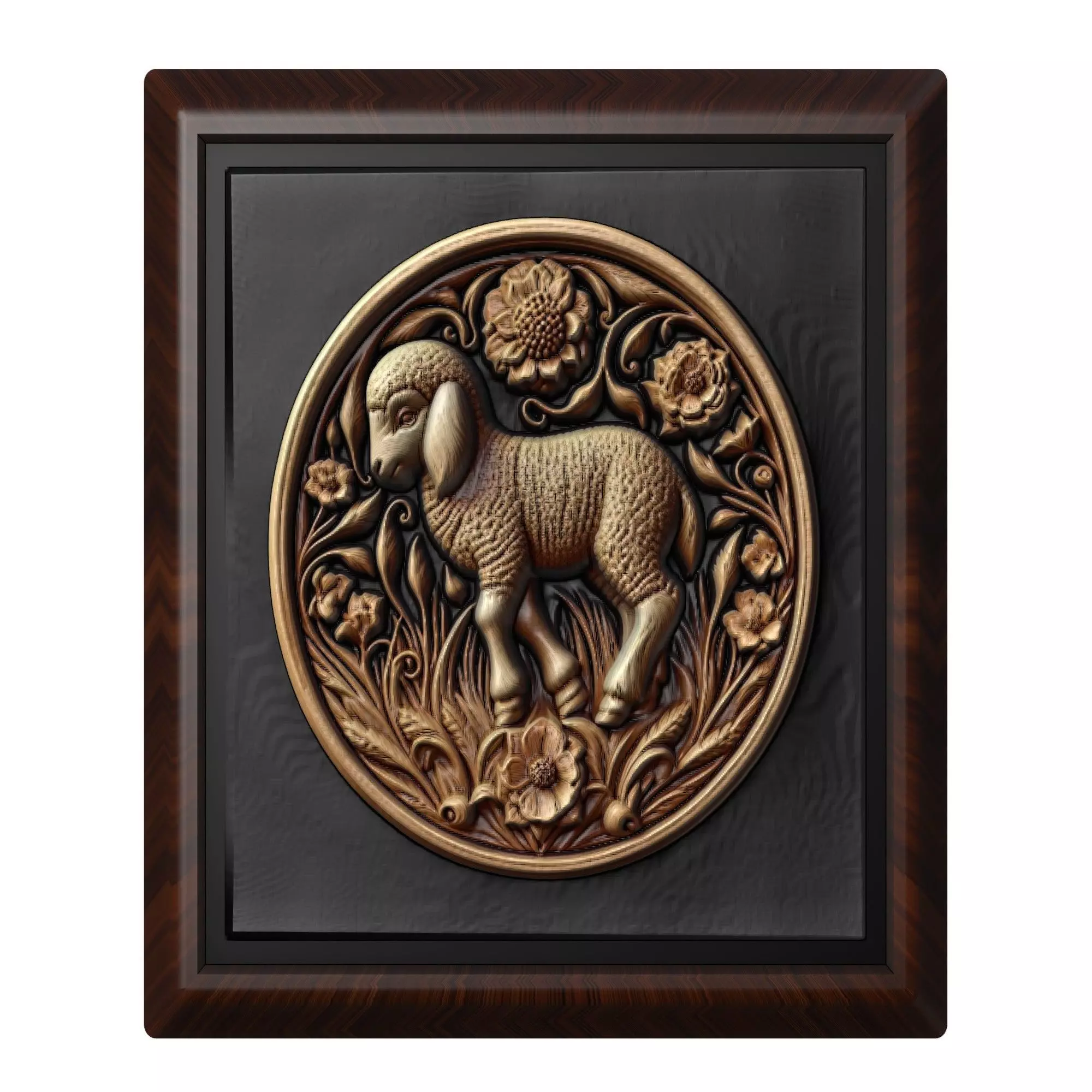 Lamb Animal 3D print model_0