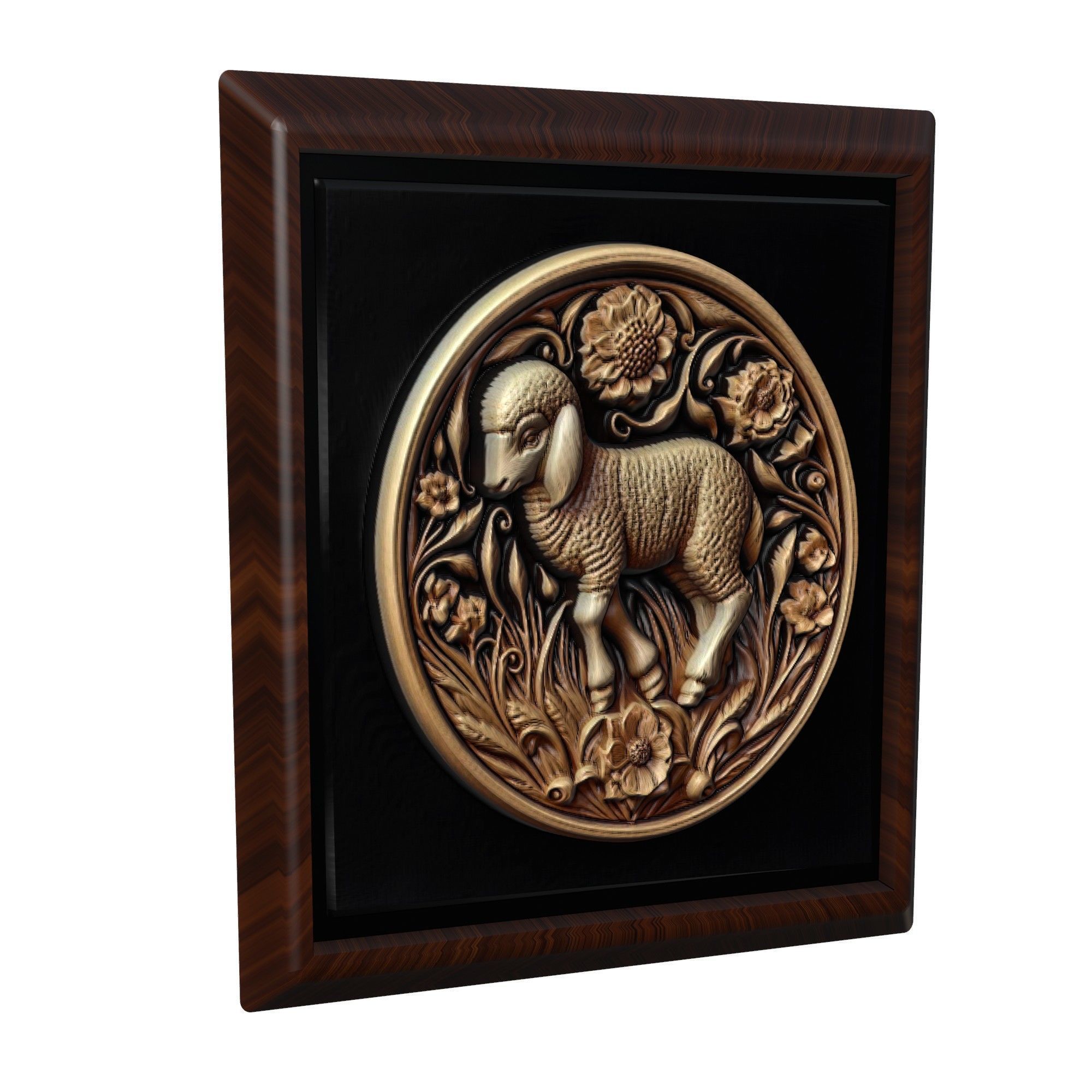 Lamb Animal 3D print model_1