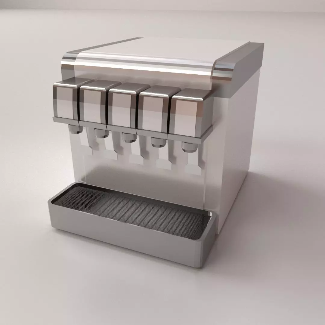 Post Mix Machine 3D model_0