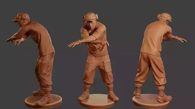 Male Music DJ MMDJM 011 3D print model