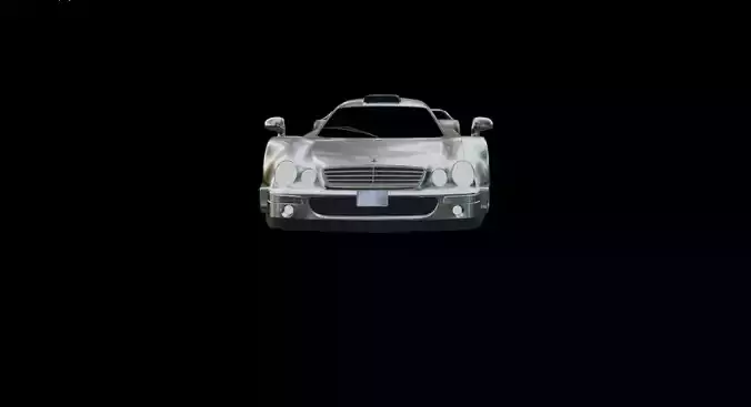 Mercedes-Benz AMG CLK GTR 3D MODEL Free 3D model