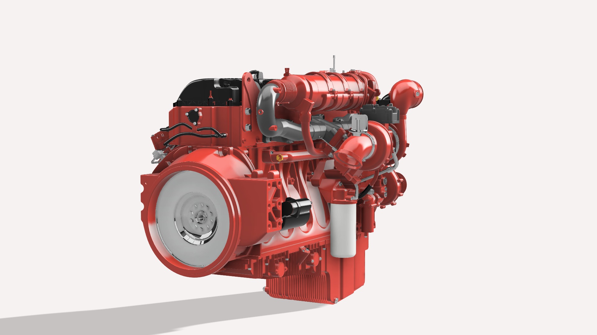 Cummins X12 ISG DIESEL ENGINE 3D print model_15