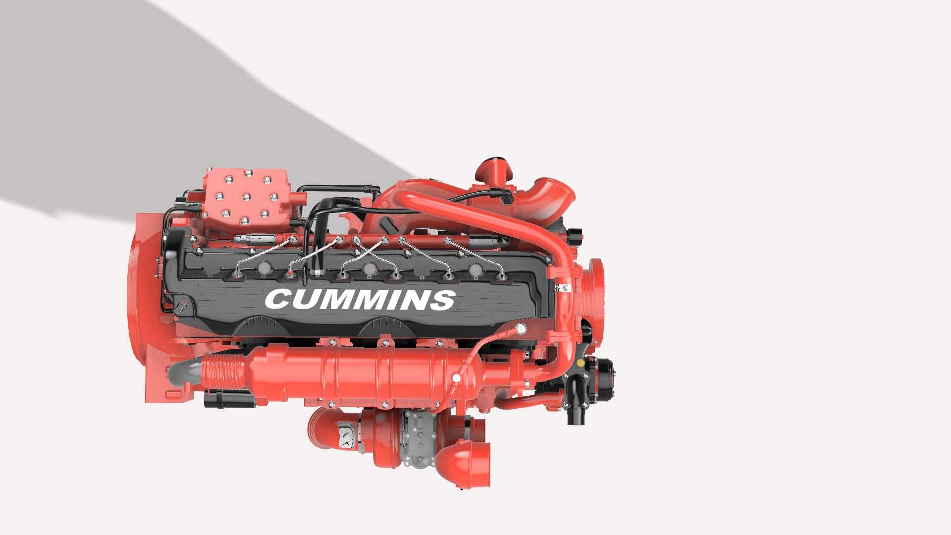 Cummins X12 ISG DIESEL ENGINE 3D print model_2