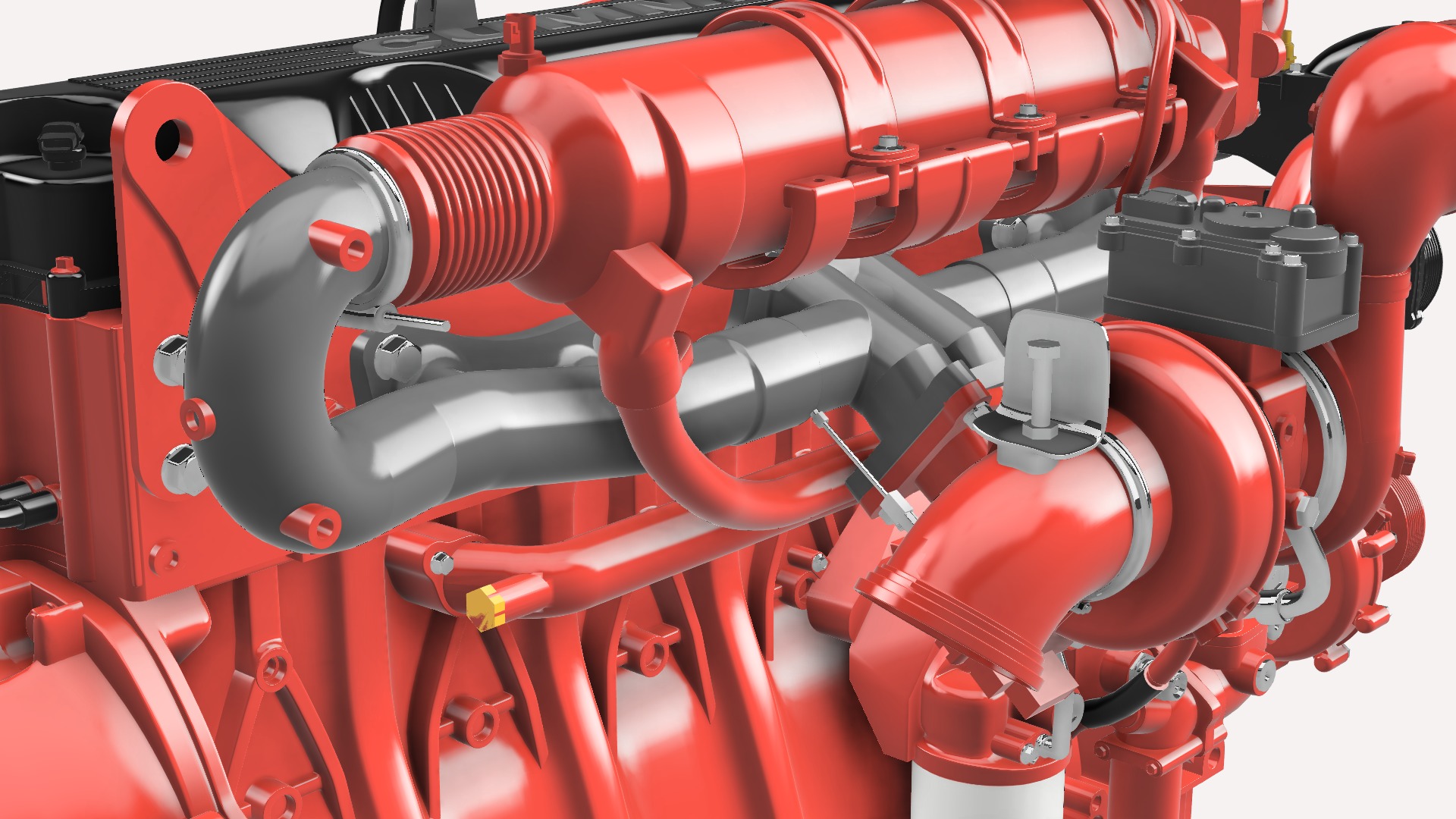 Cummins X12 ISG DIESEL ENGINE 3D print model_5