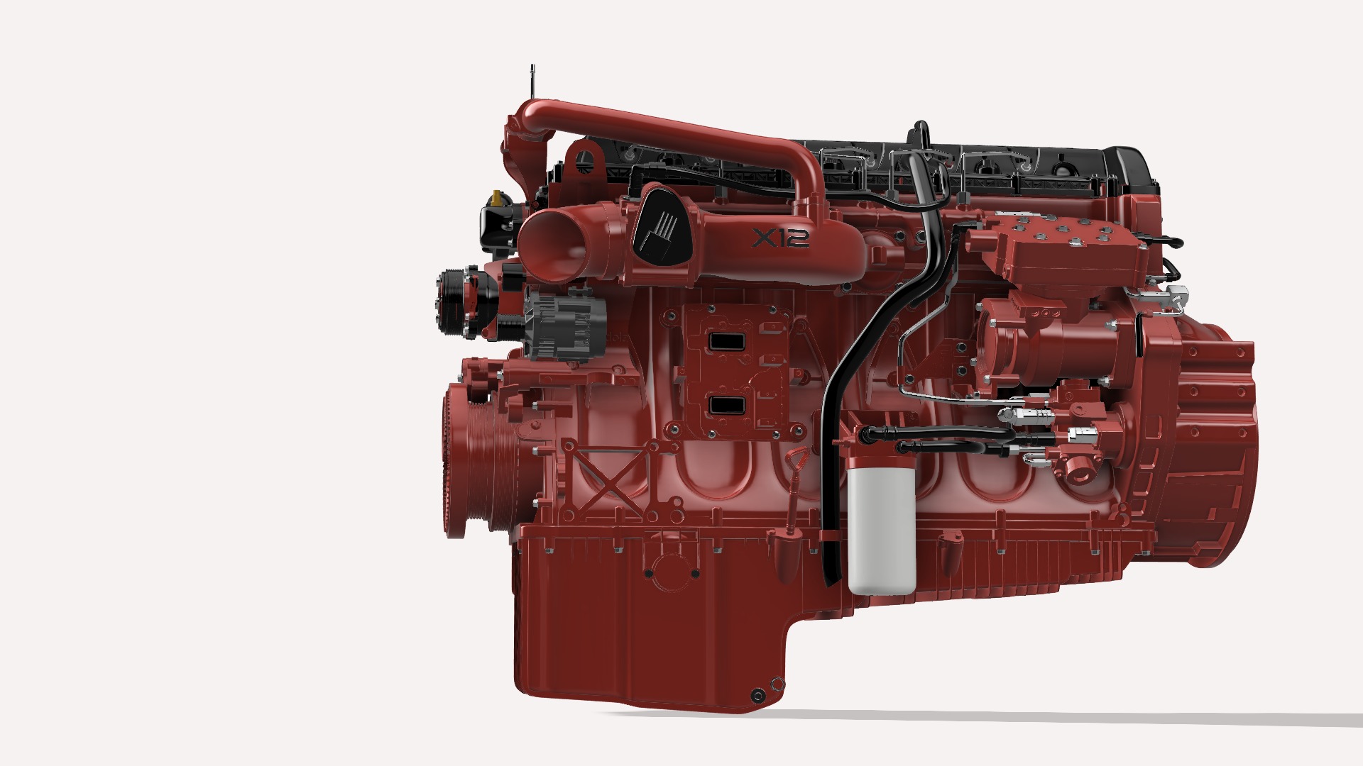 Cummins X12 ISG DIESEL ENGINE 3D print model_12