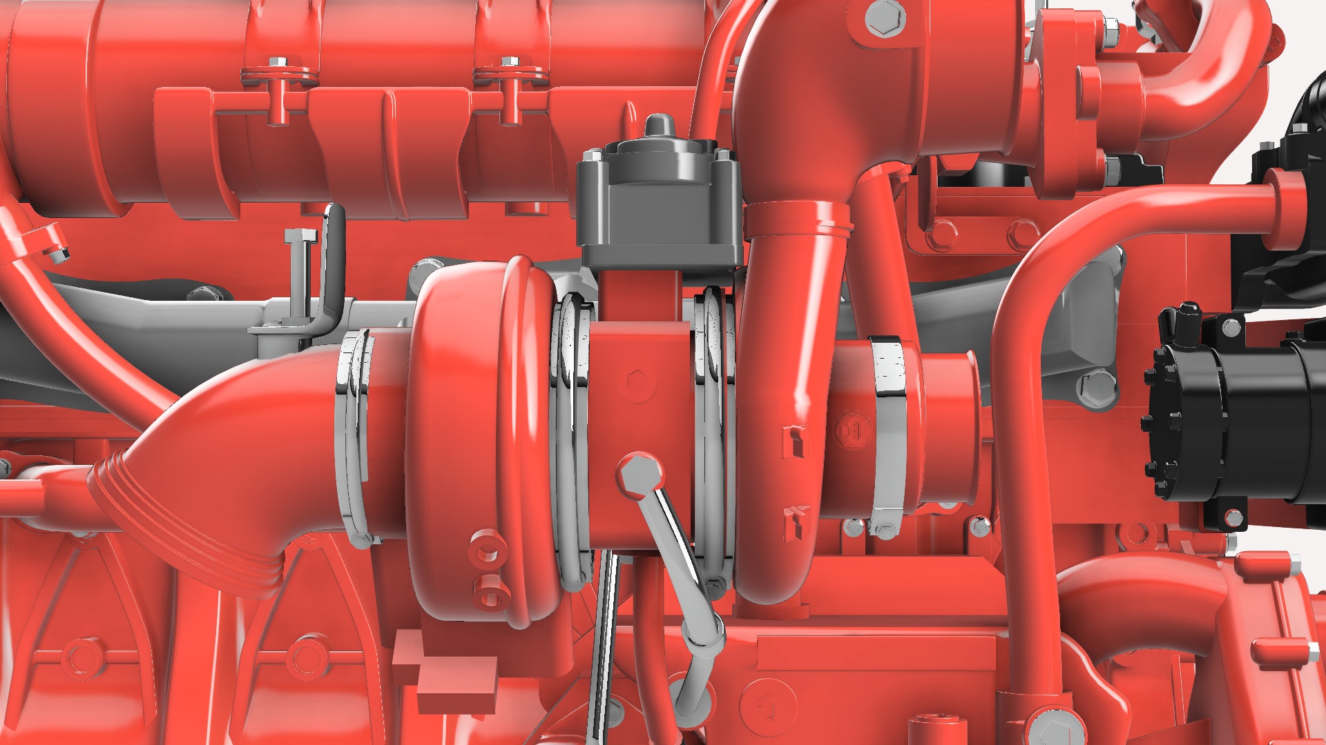 Cummins X12 ISG DIESEL ENGINE 3D print model_7