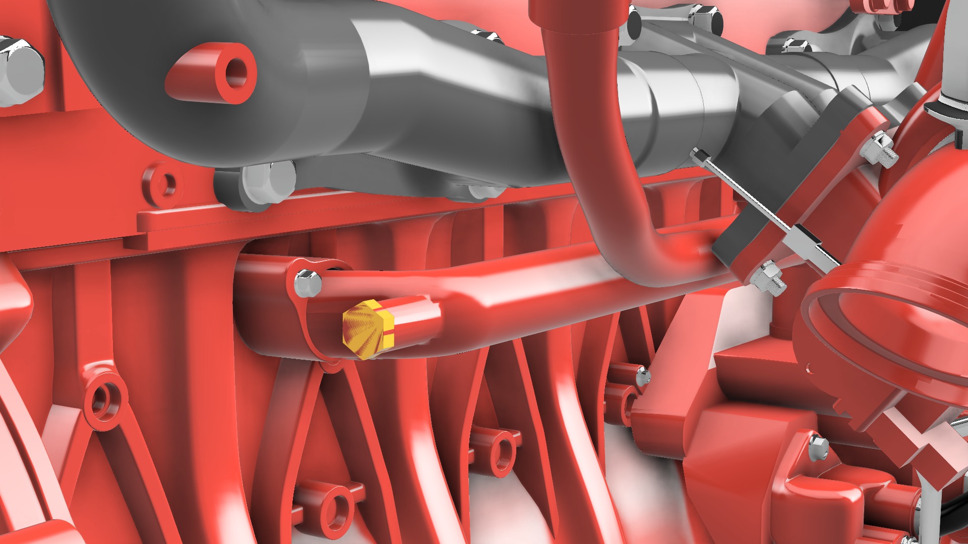Cummins X12 ISG DIESEL ENGINE 3D print model_6