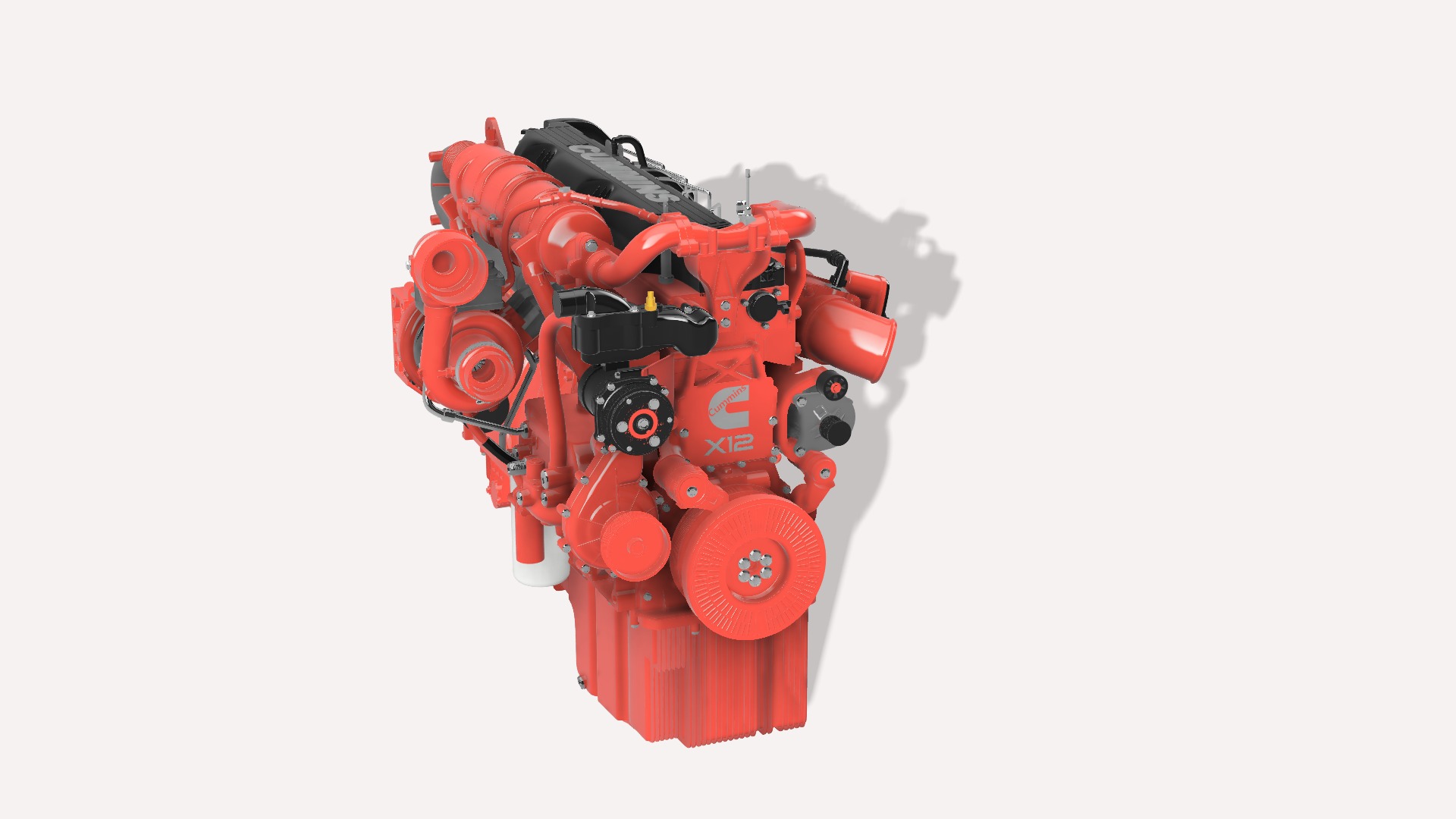 Cummins X12 ISG DIESEL ENGINE 3D print model_1