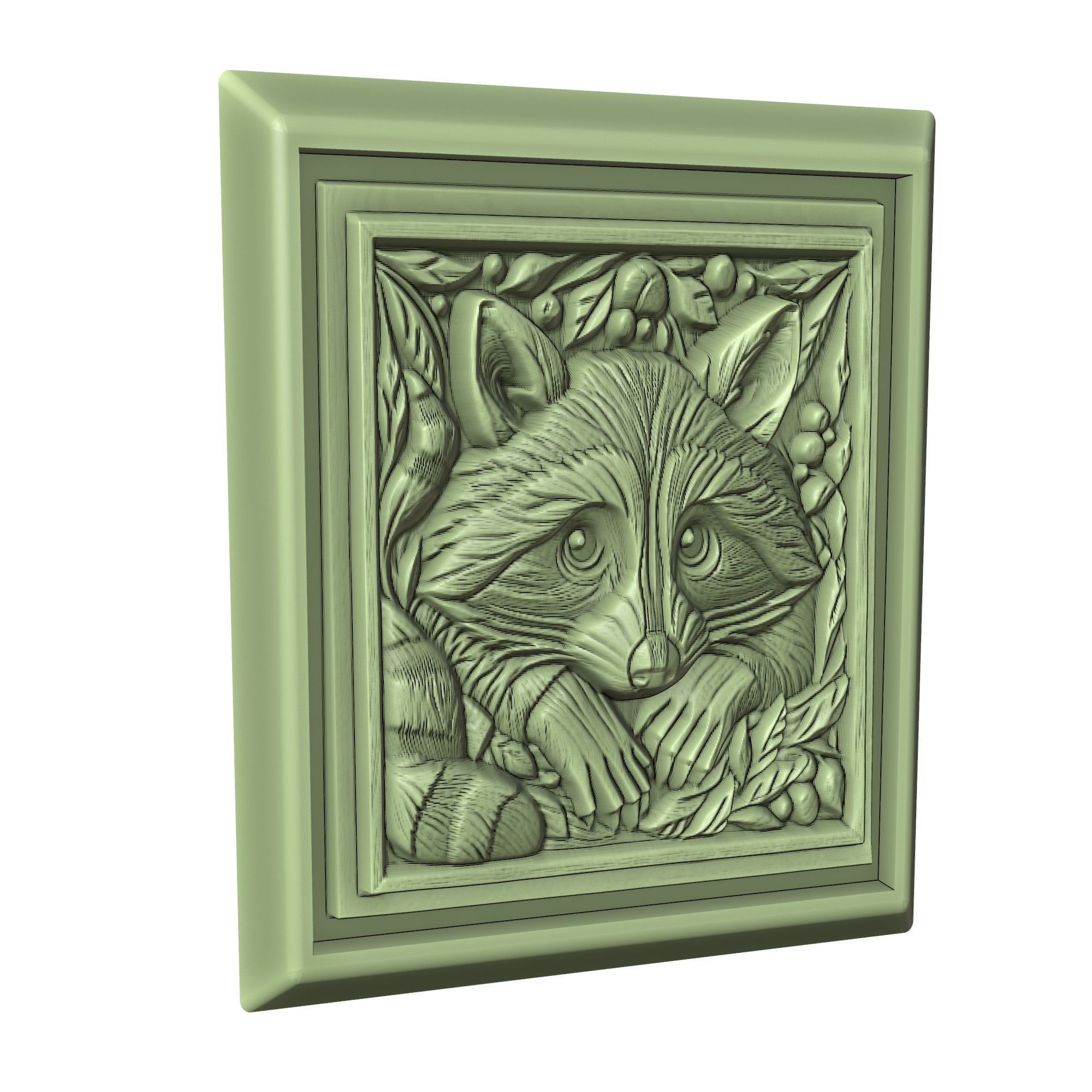 Raccoon Animal 3D print model_3