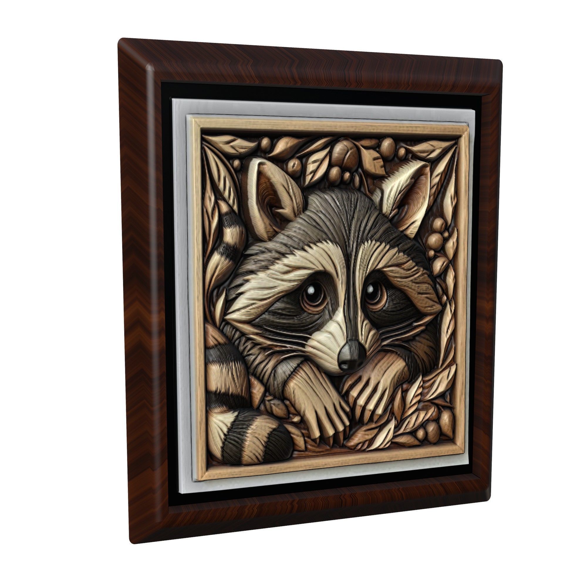 Raccoon Animal 3D print model_1