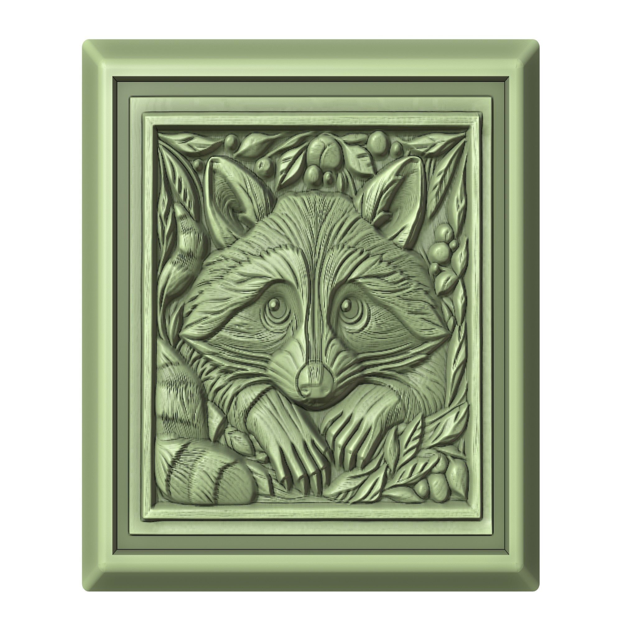 Raccoon Animal 3D print model_2