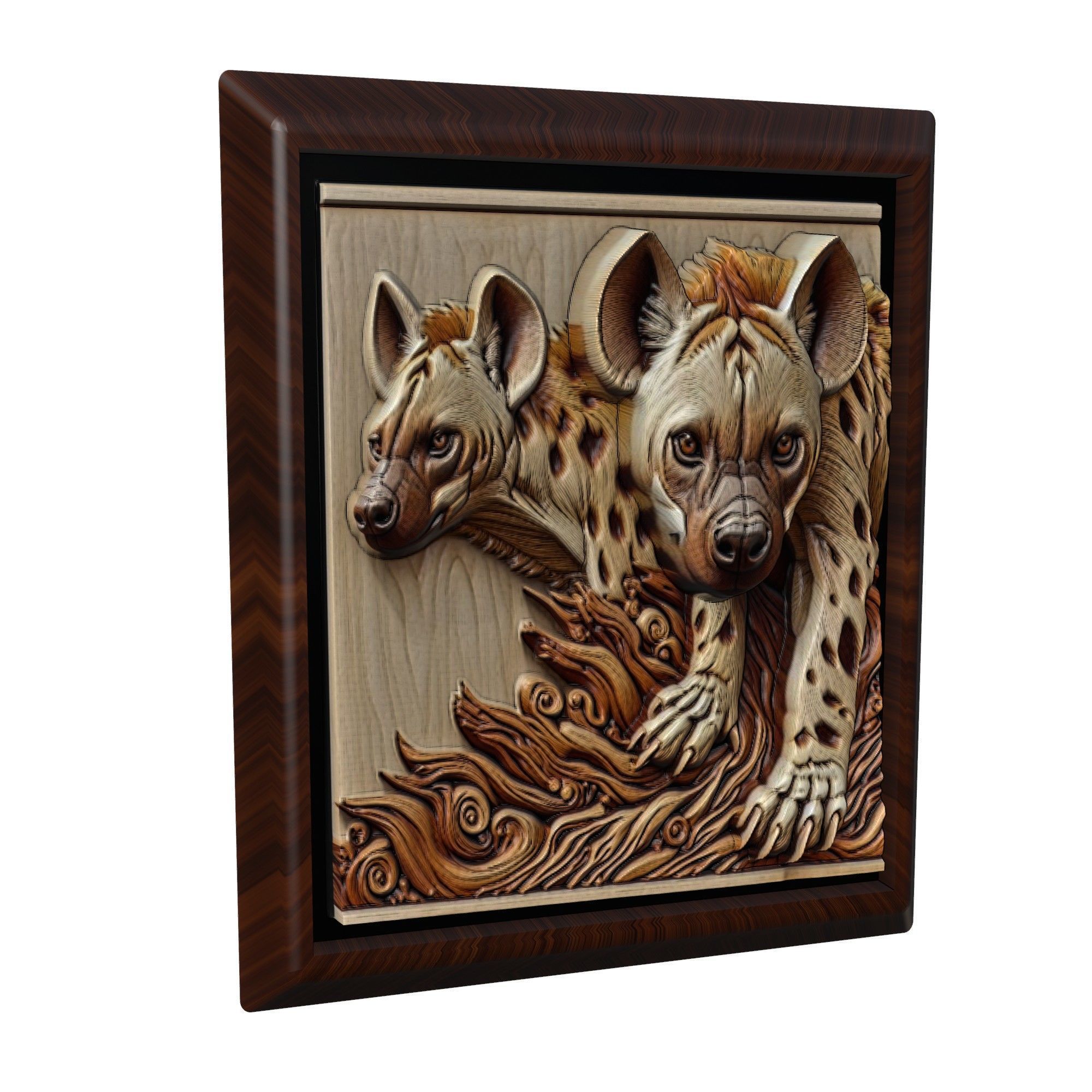 Hyena Animal 3D print model_1