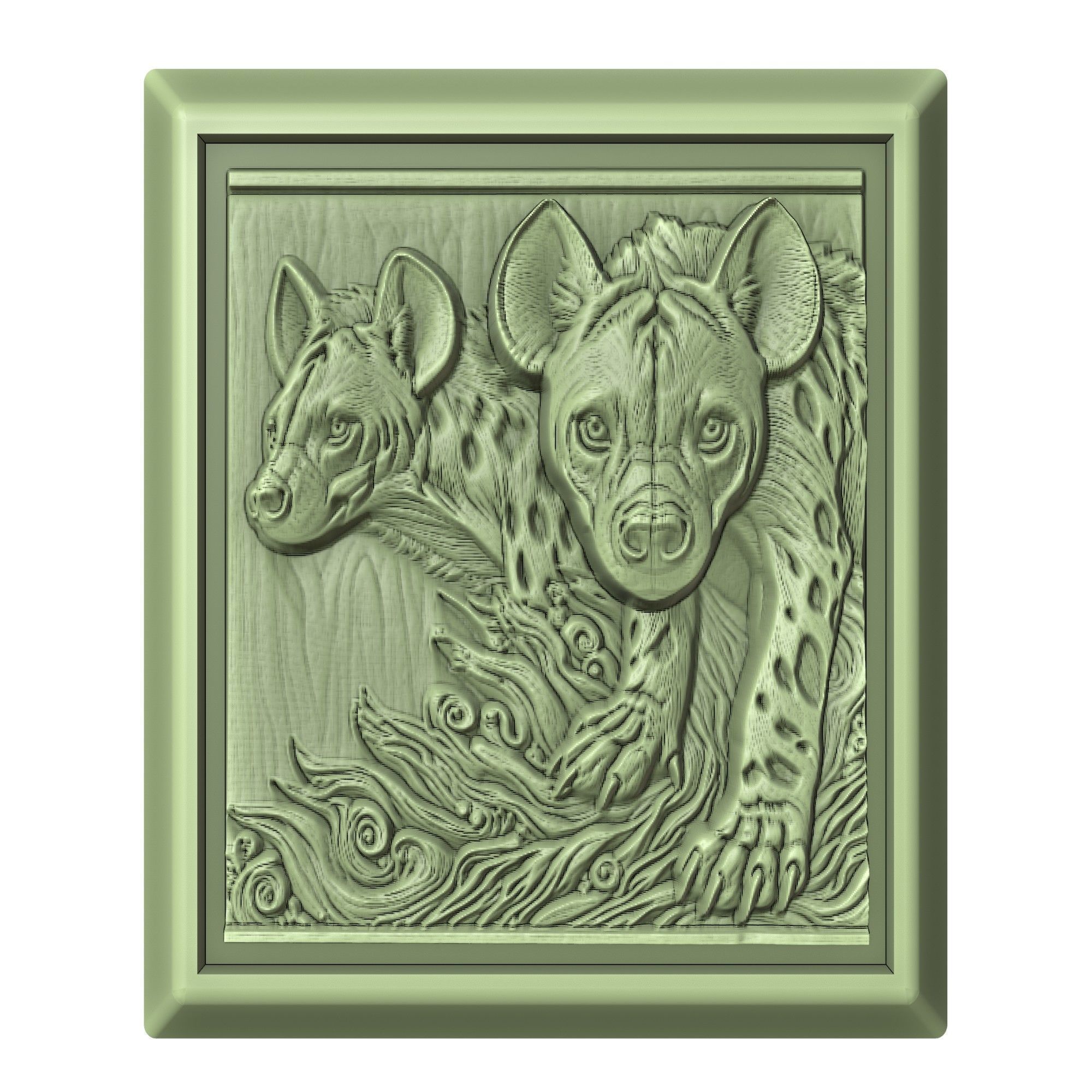 Hyena Animal 3D print model_2