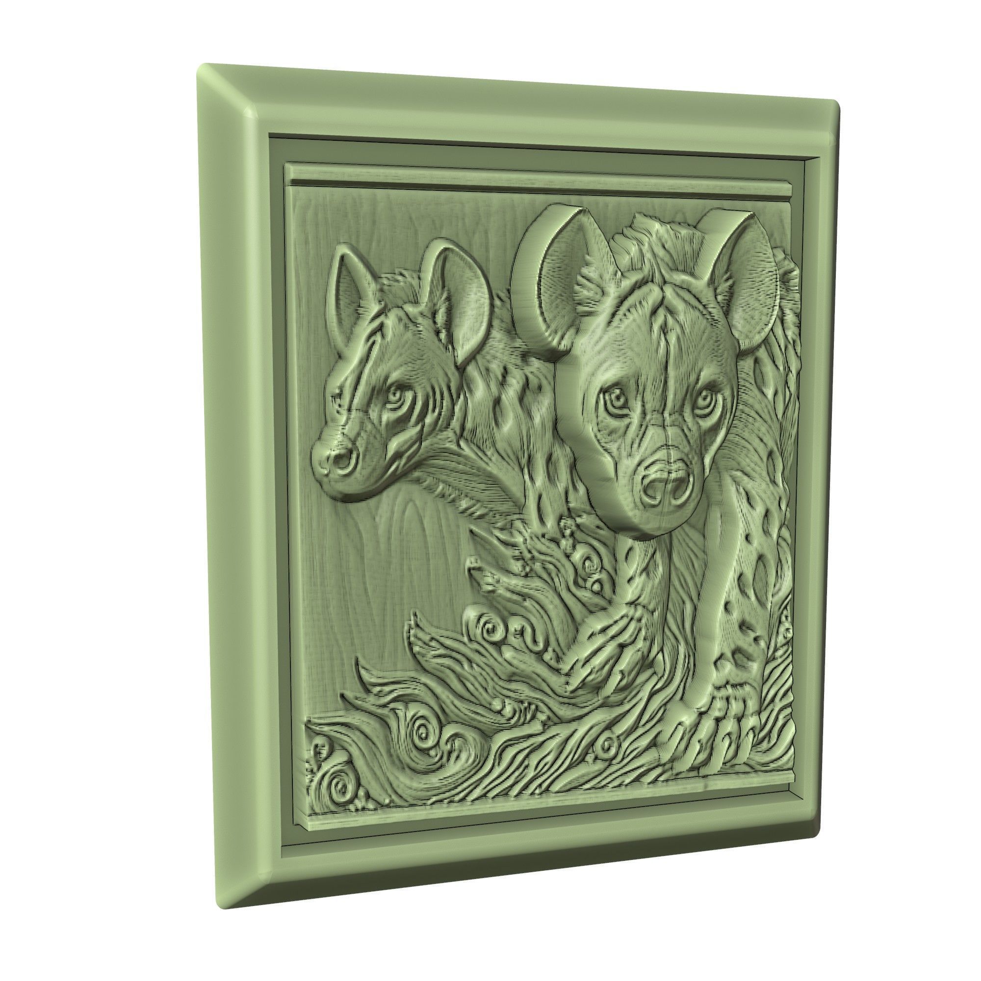 Hyena Animal 3D print model_3