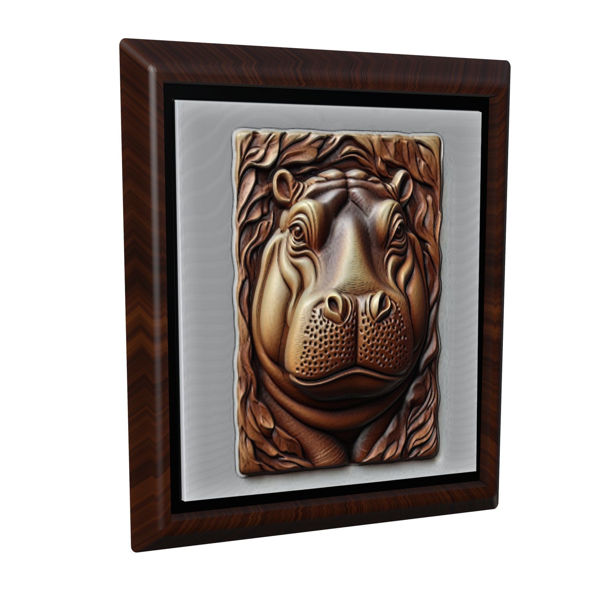 Hippopotamus Animal 3D print model_1