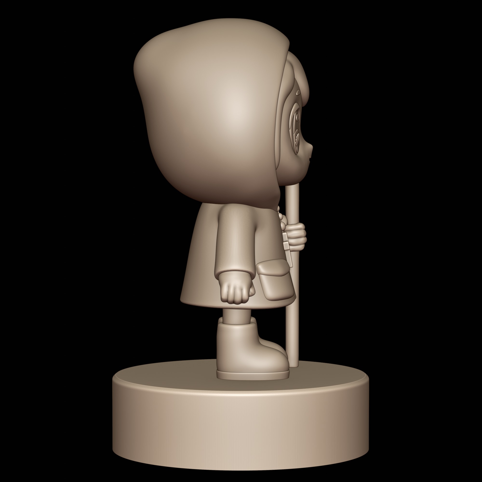 Luce Vatican mascot STL Ready for 3D Printing 3D print model_4
