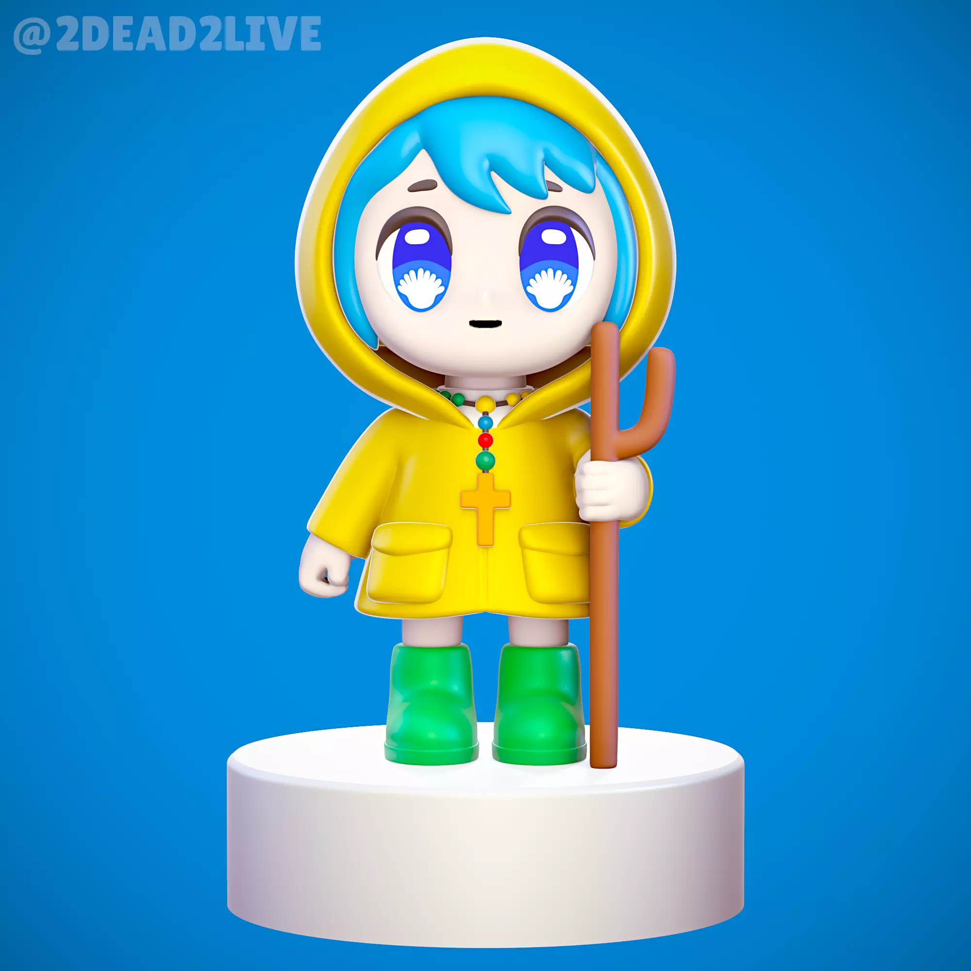 Luce Vatican mascot STL Ready for 3D Printing 3D print model_0