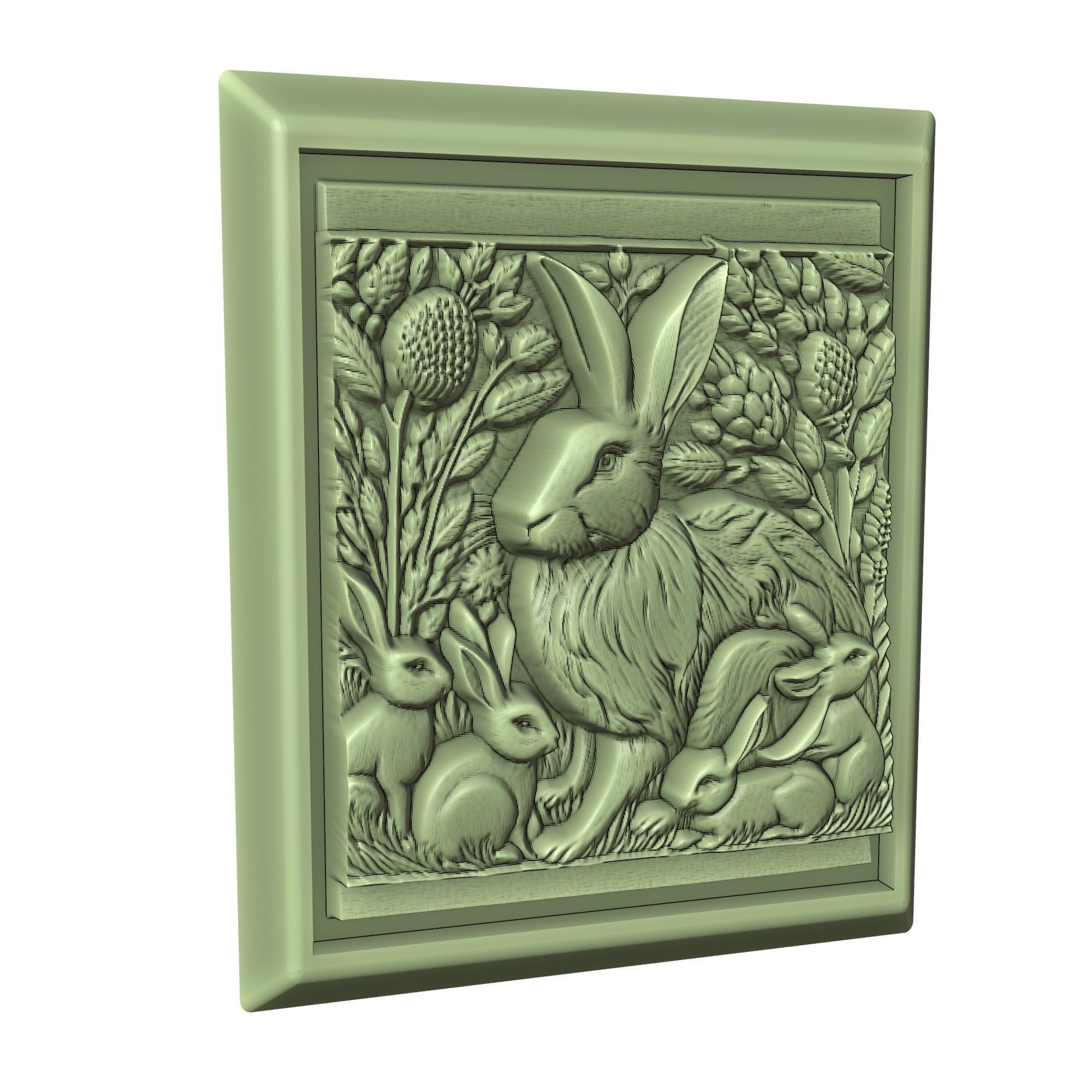 Rabbit Animal 3D print model_3