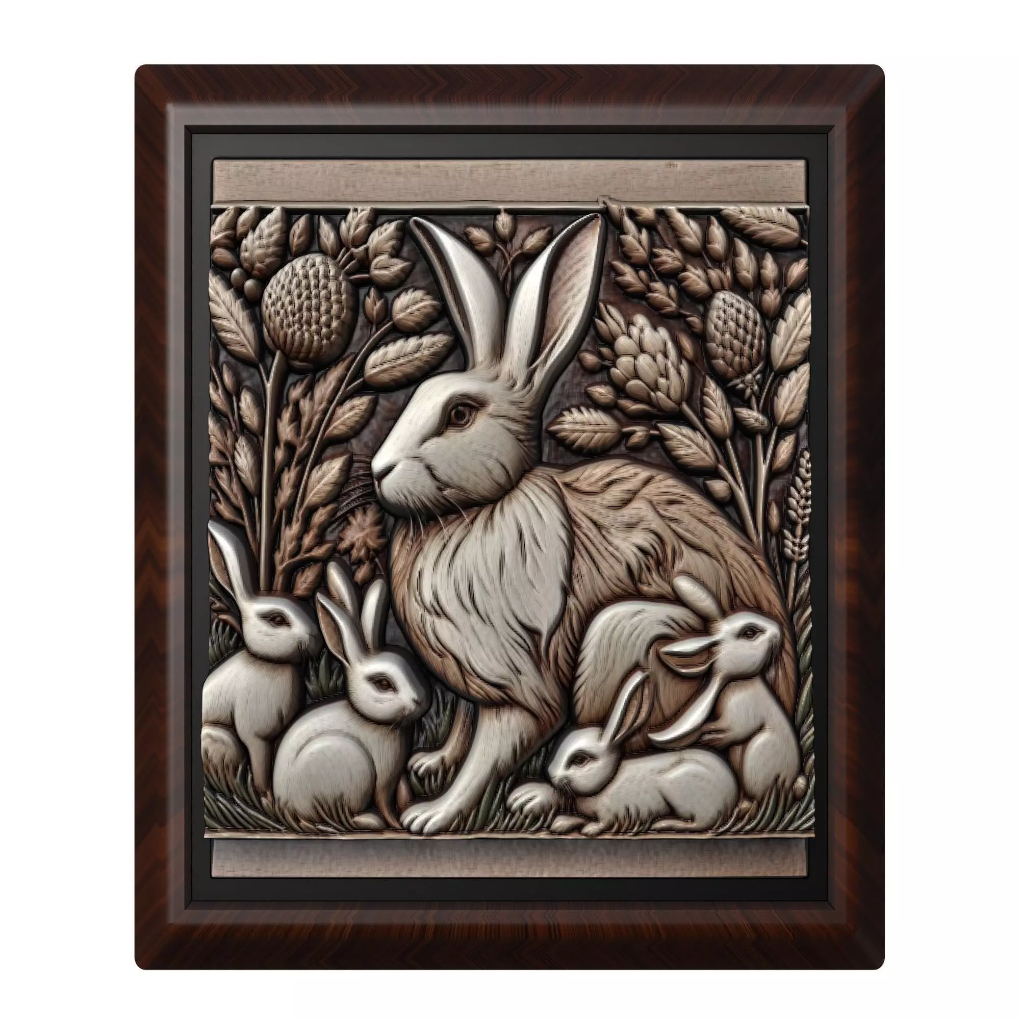 Rabbit Animal 3D print model_0