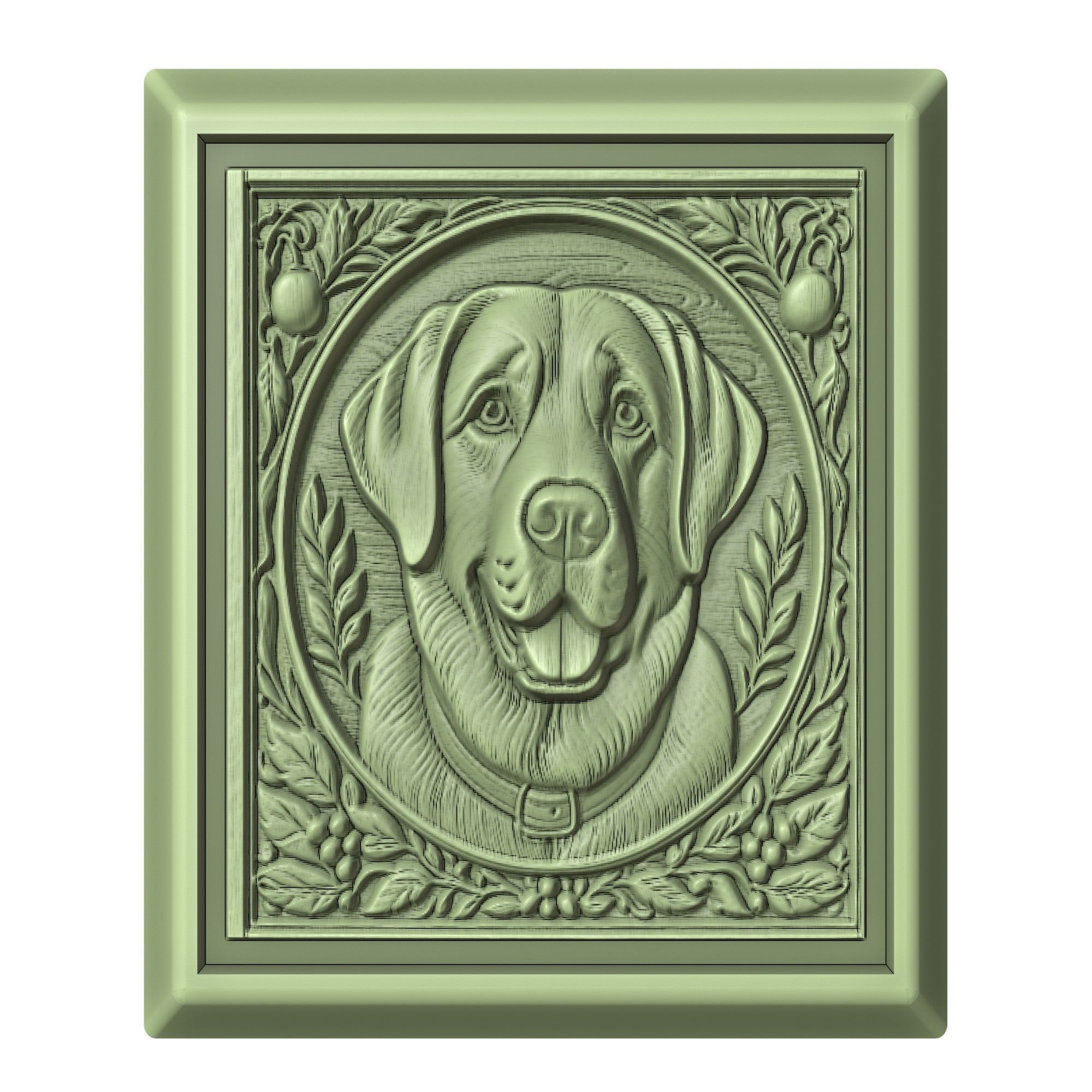 Dog Labrador Retriever Animal 3D print model_2