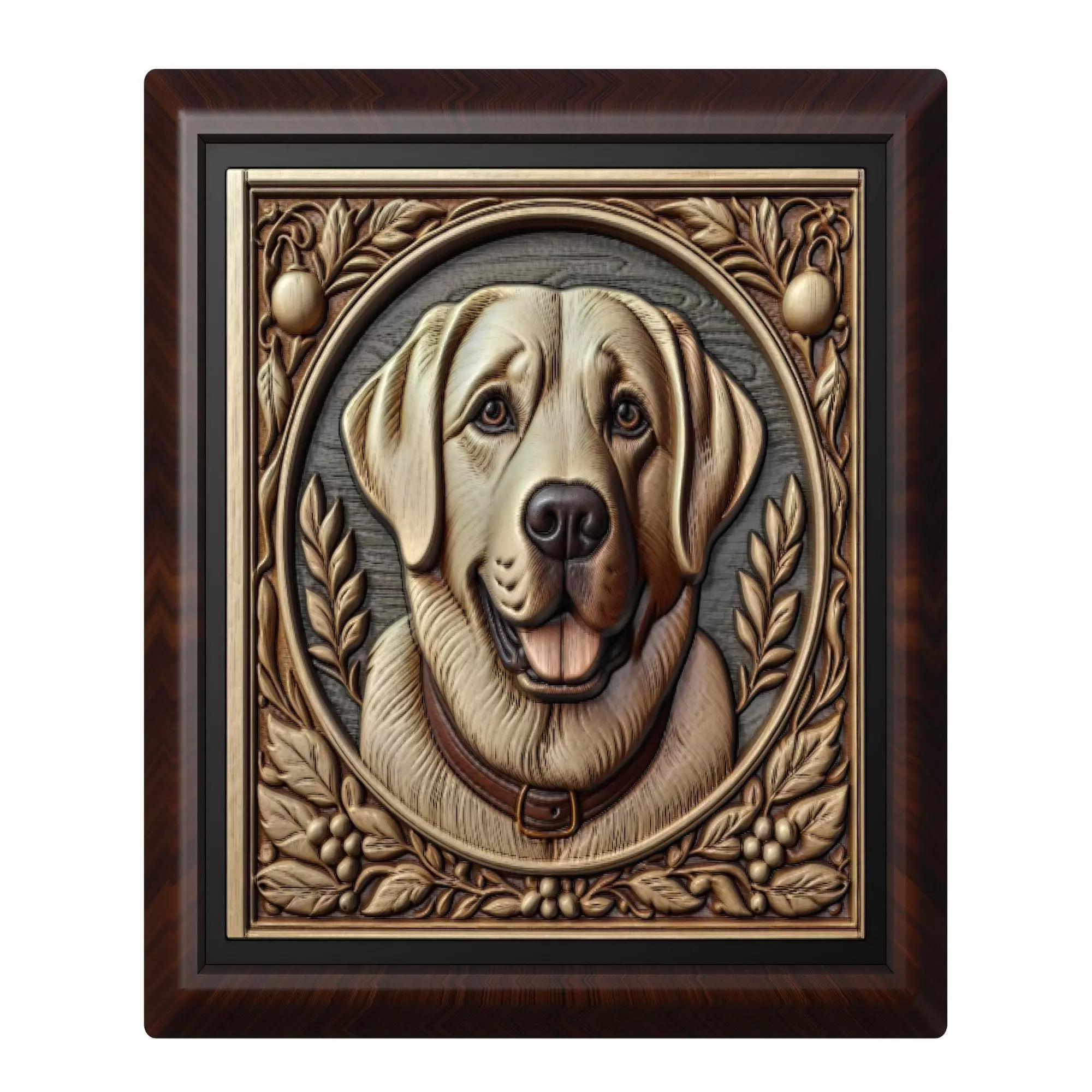 Dog Labrador Retriever Animal 3D print model_0