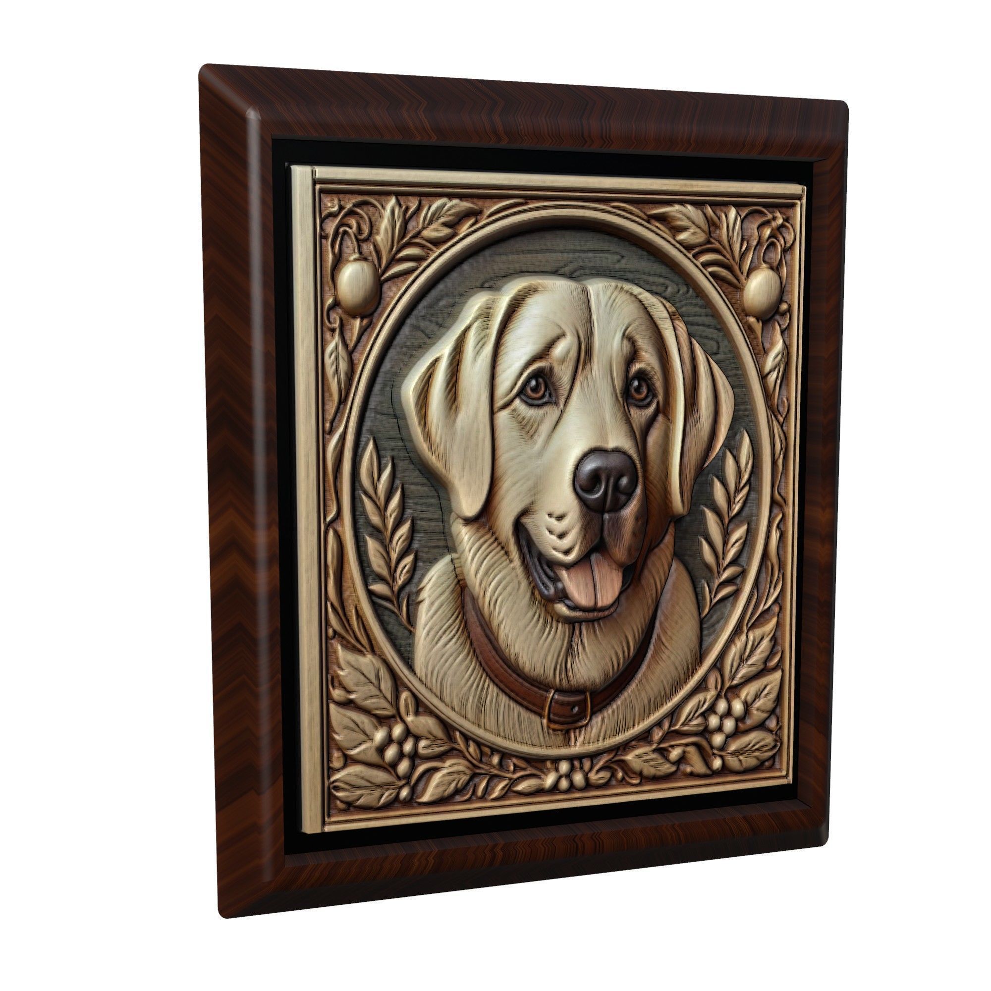 Dog Labrador Retriever Animal 3D print model_1