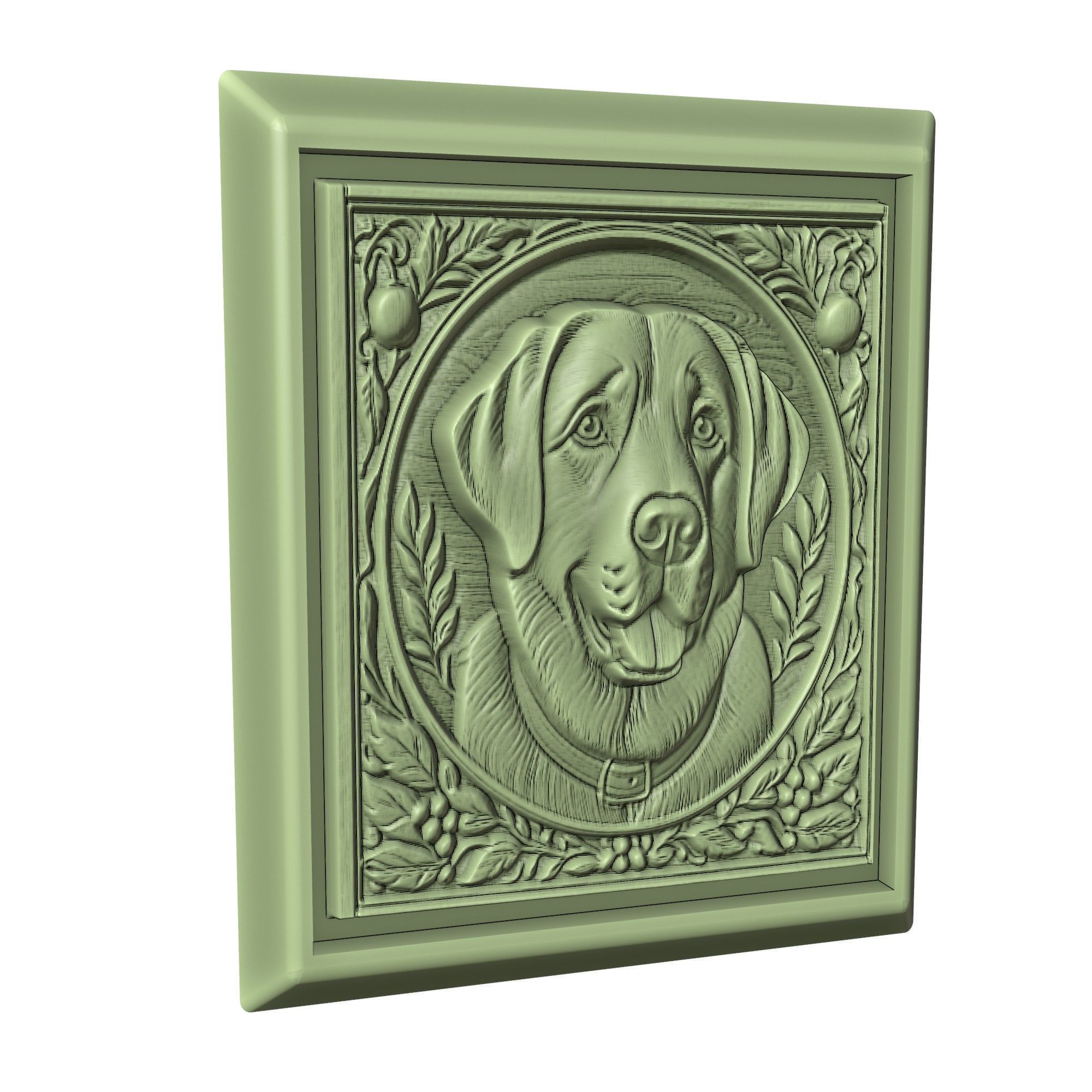 Dog Labrador Retriever Animal 3D print model_3