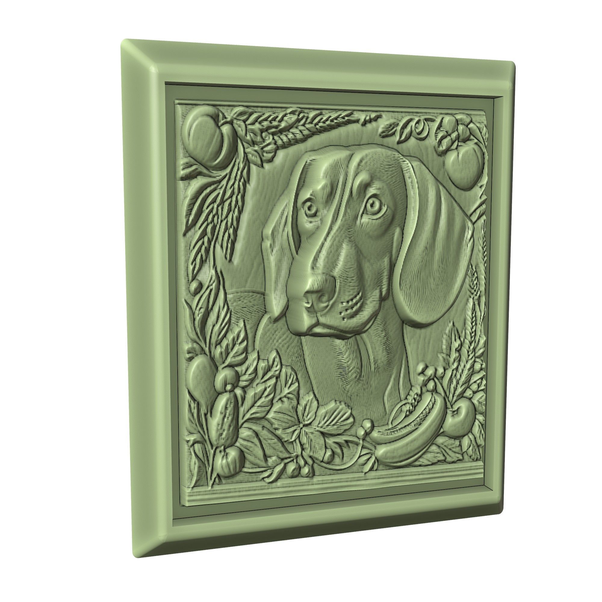 Dog Dachshund Animal 3D print model_3
