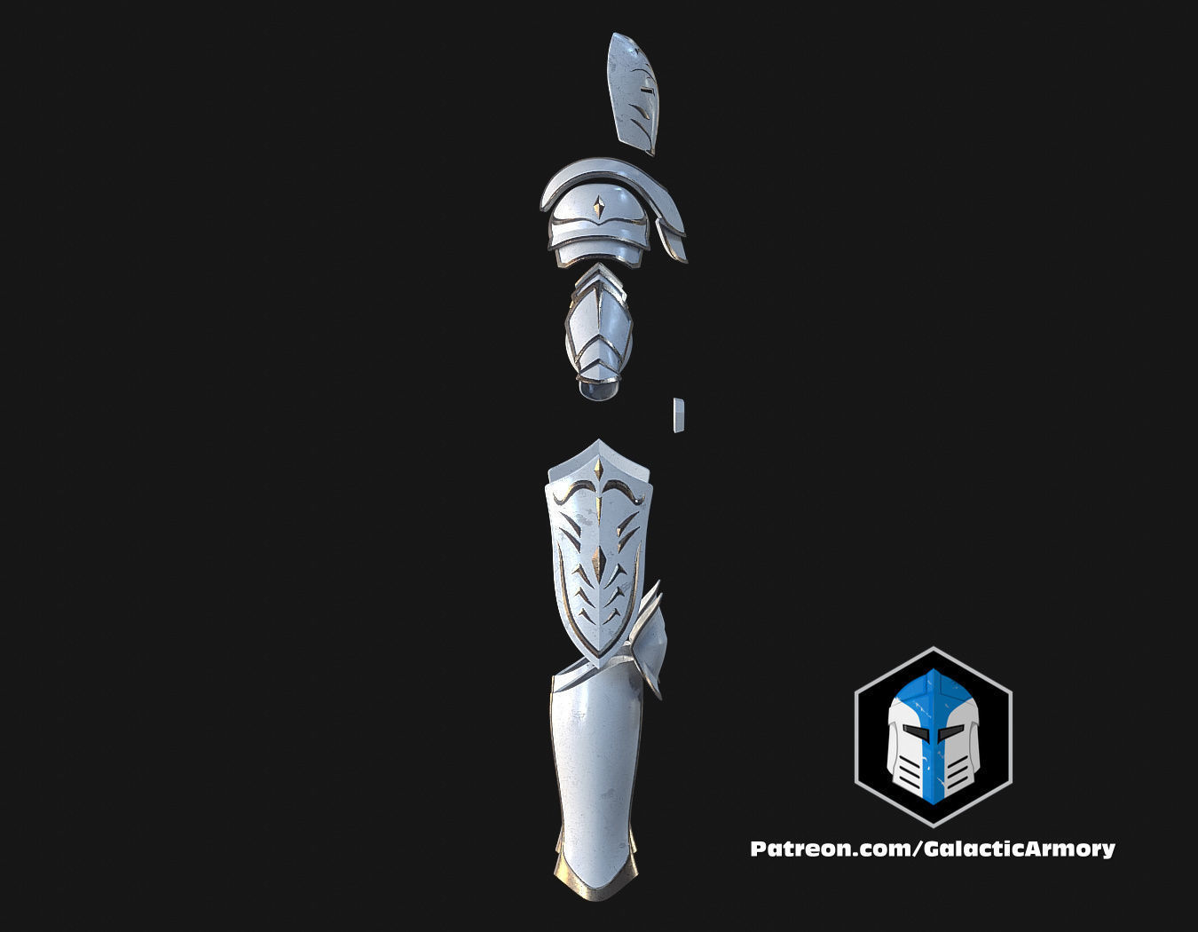 Temple Guard Concept Art Armor Sets - 3D Print Files 3D print model_22