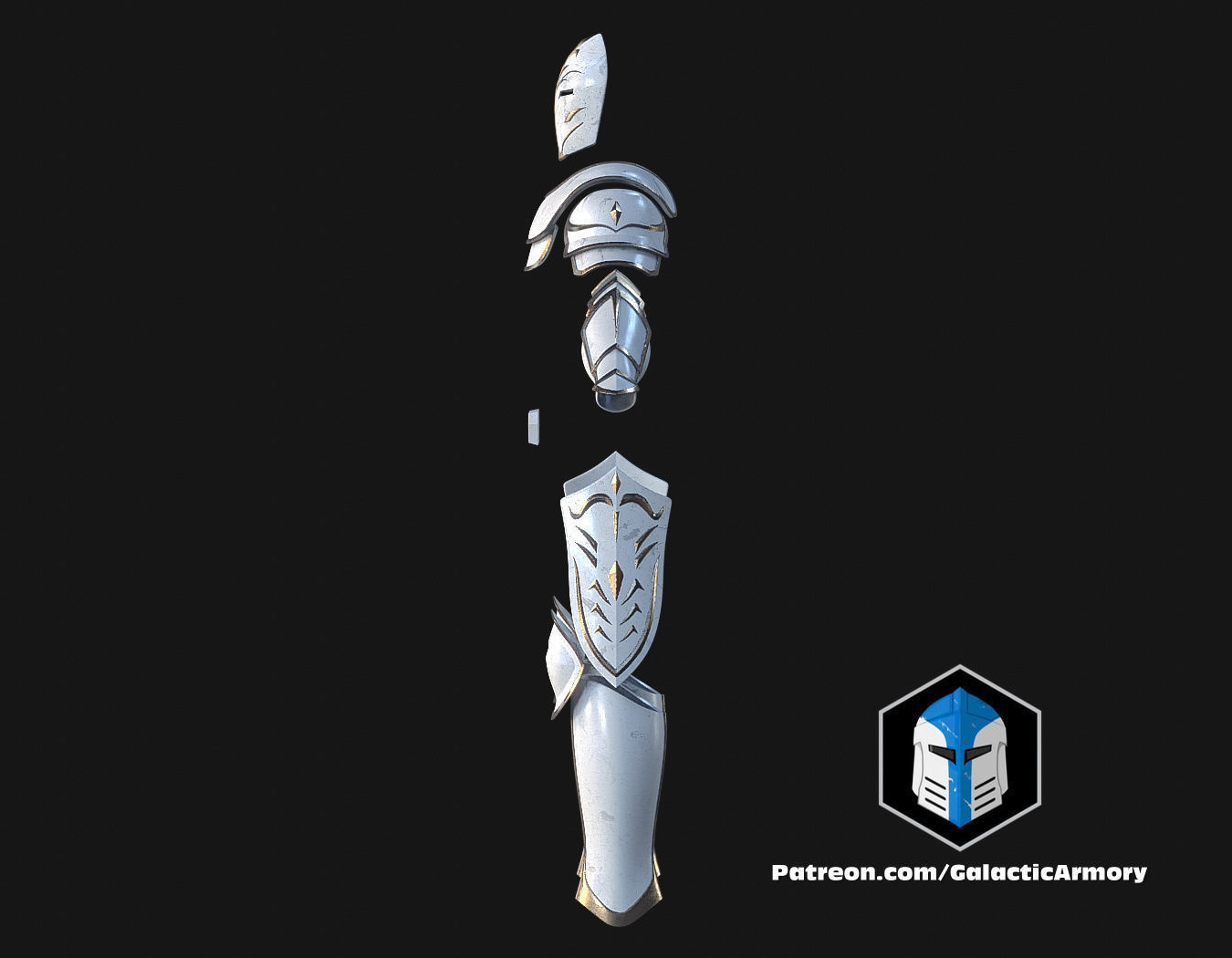 Temple Guard Concept Art Armor Sets - 3D Print Files 3D print model_18