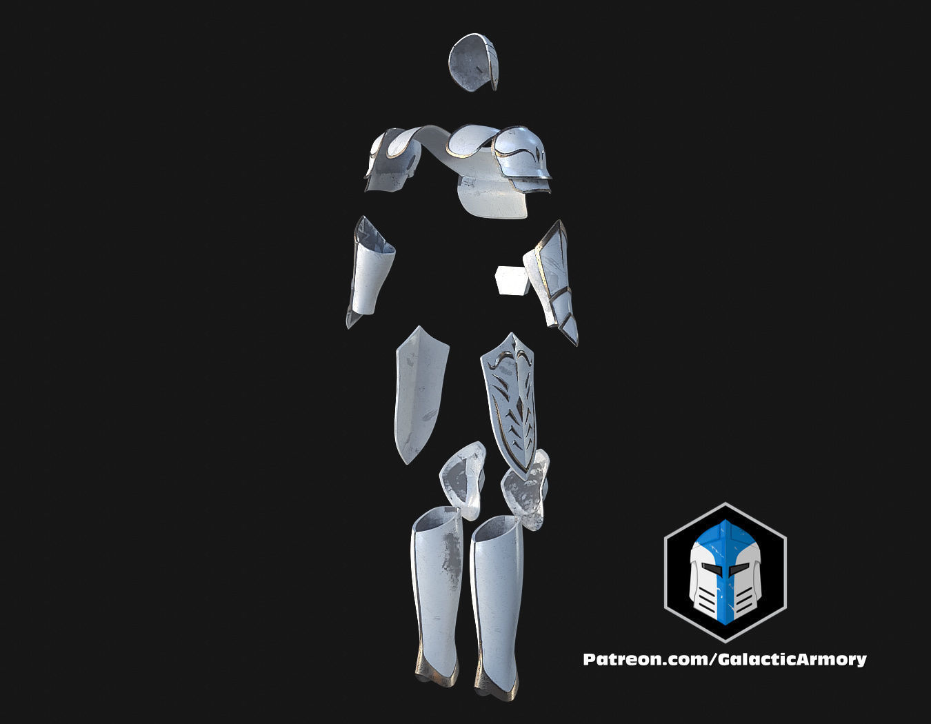 Temple Guard Concept Art Armor Sets - 3D Print Files 3D print model_37