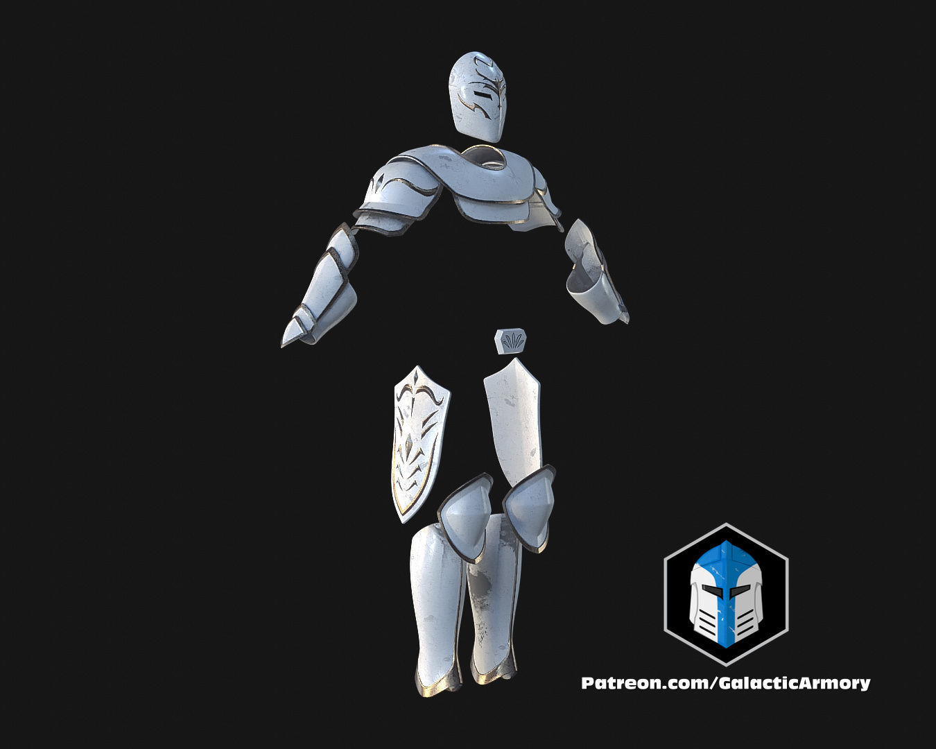 Temple Guard Concept Art Armor Sets - 3D Print Files 3D print model_15