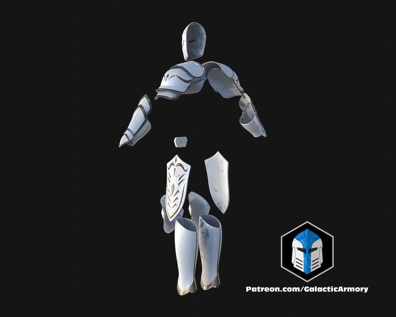 Temple Guard Concept Art Armor Sets - 3D Print Files 3D print model_11