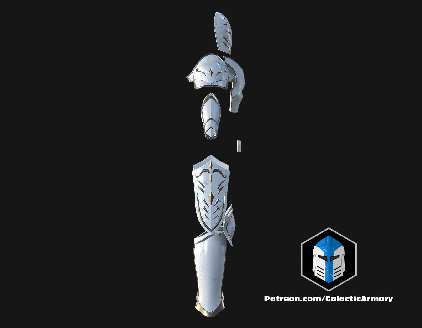 Temple Guard Concept Art Armor Sets - 3D Print Files 3D print model_6