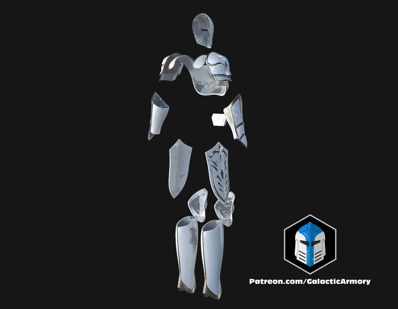 Temple Guard Concept Art Armor Sets - 3D Print Files 3D print model_29