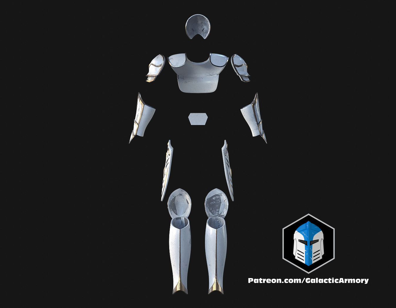 Temple Guard Concept Art Armor Sets - 3D Print Files 3D print model_36