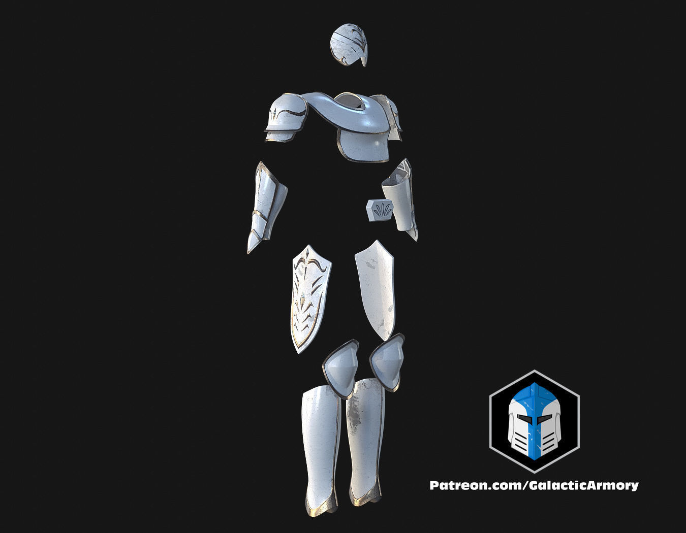 Temple Guard Concept Art Armor Sets - 3D Print Files 3D print model_39