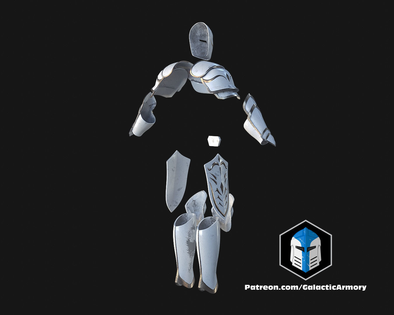 Temple Guard Concept Art Armor Sets - 3D Print Files 3D print model_13
