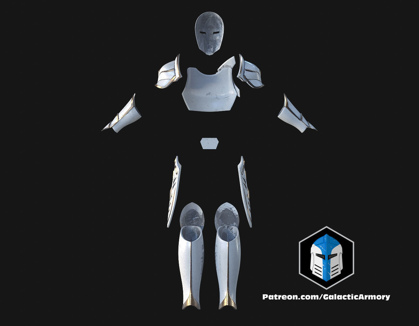 Temple Guard Concept Art Armor Sets - 3D Print Files 3D print model_4