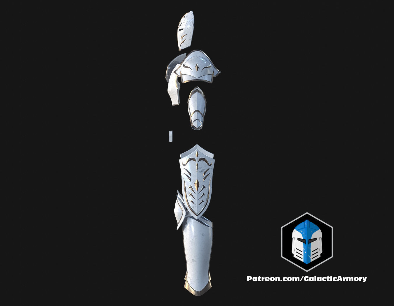 Temple Guard Concept Art Armor Sets - 3D Print Files 3D print model_2
