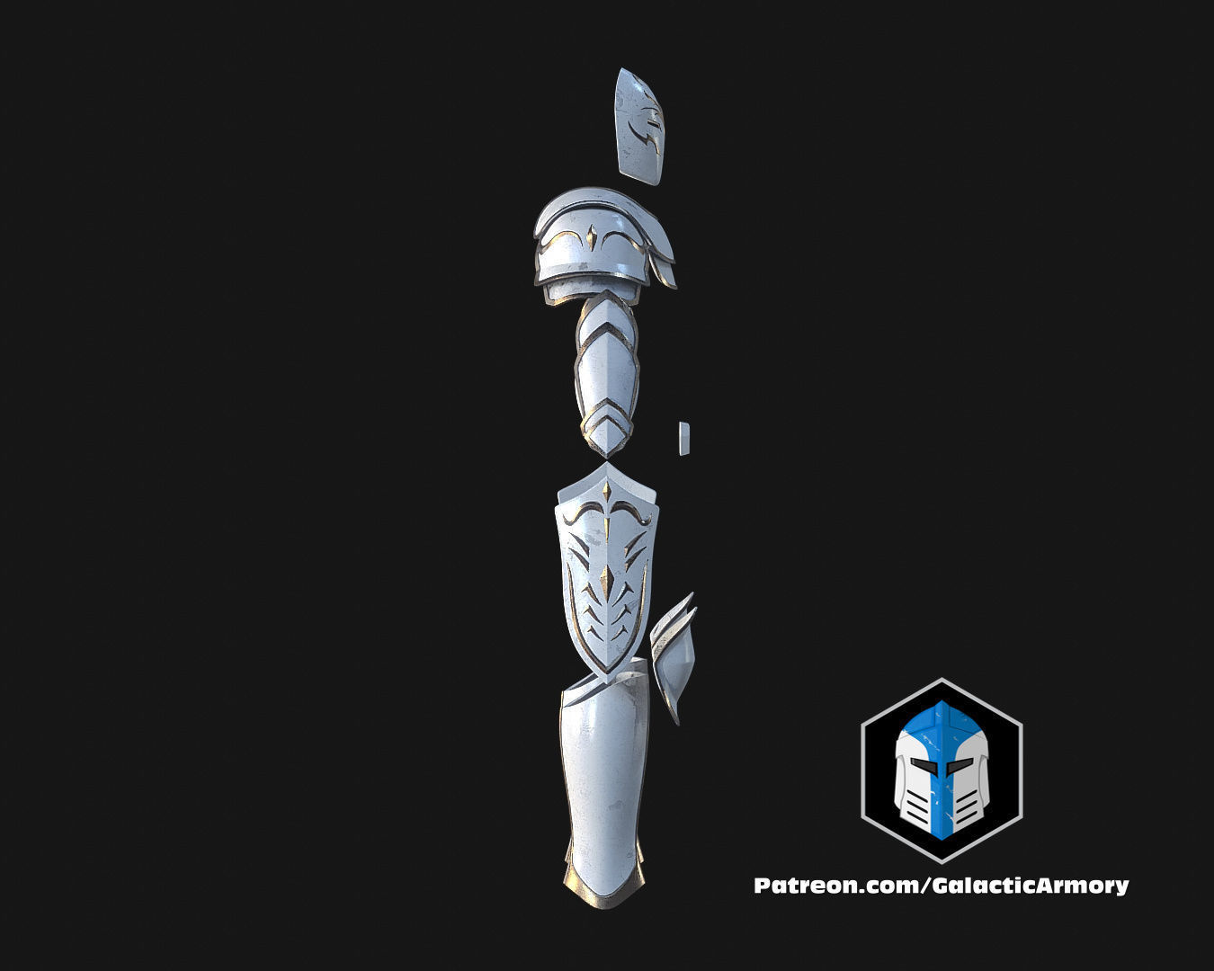Temple Guard Concept Art Armor Sets - 3D Print Files 3D print model_14