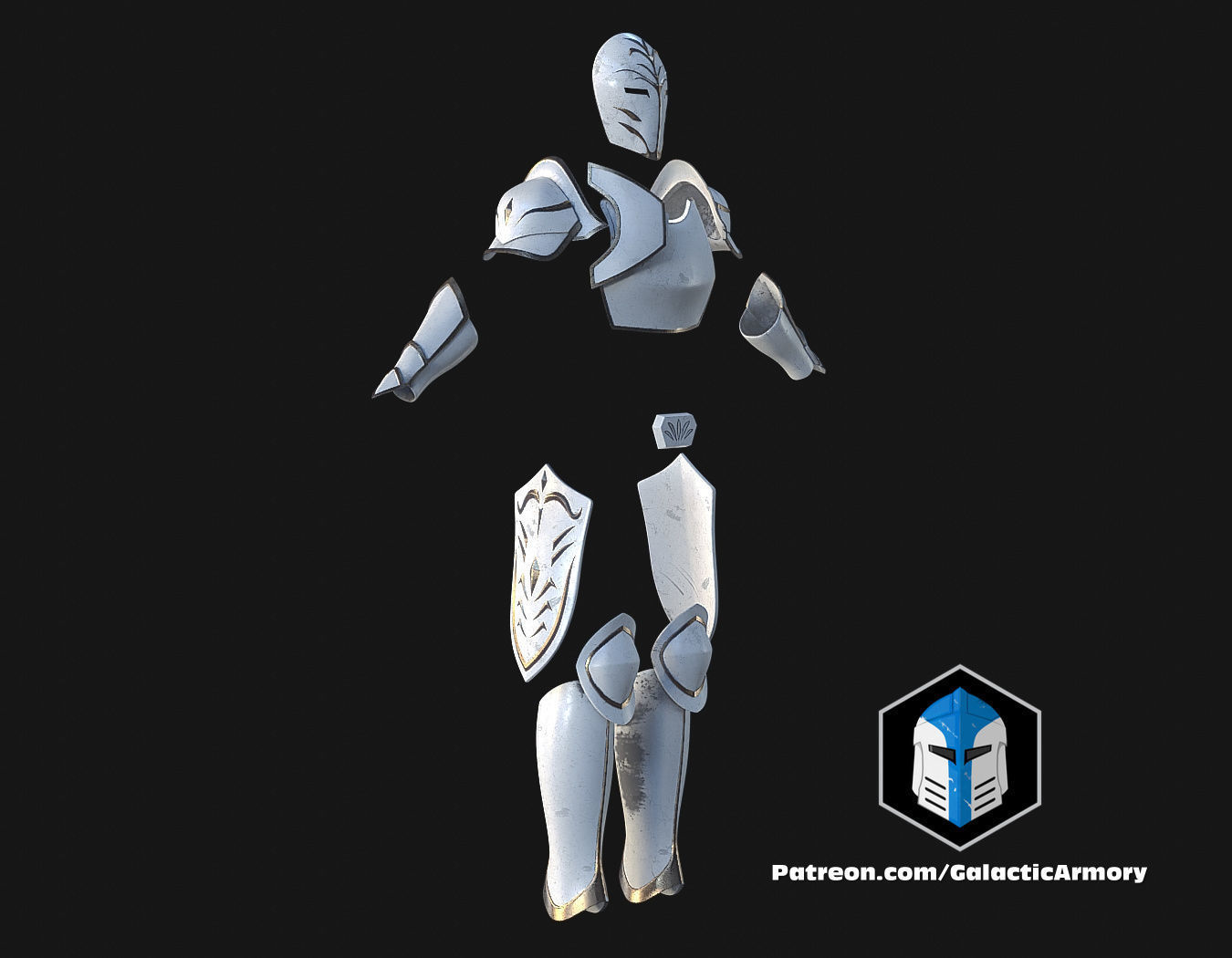 Temple Guard Concept Art Armor Sets - 3D Print Files 3D print model_7