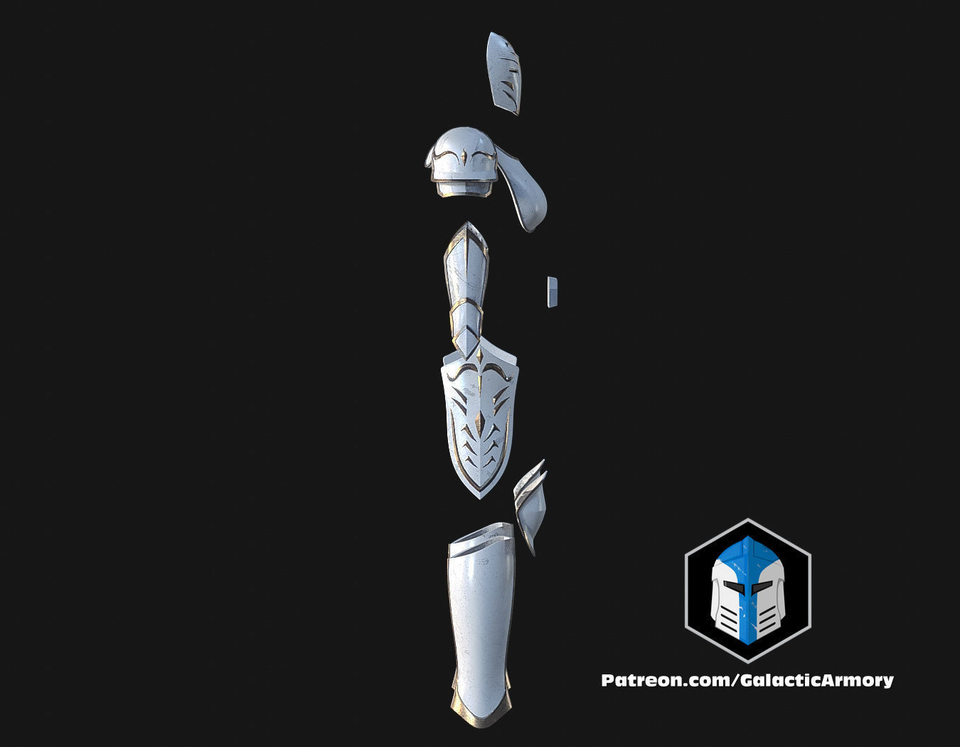 Temple Guard Concept Art Armor Sets - 3D Print Files 3D print model_30