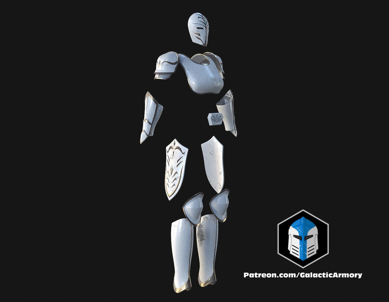 Temple Guard Concept Art Armor Sets - 3D Print Files 3D print model_31